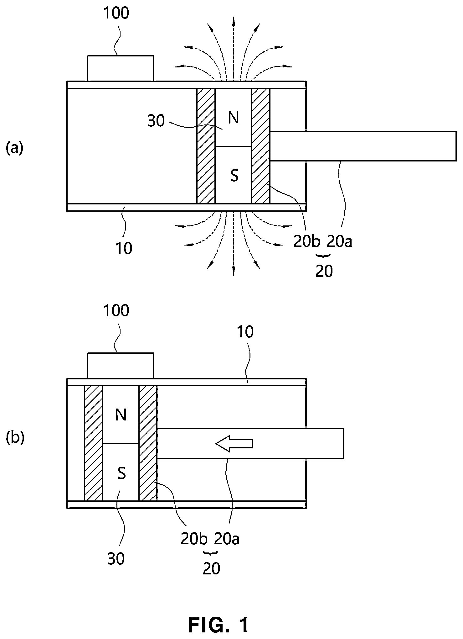 Patent US12338844 — Piston position detection device — Figure 1