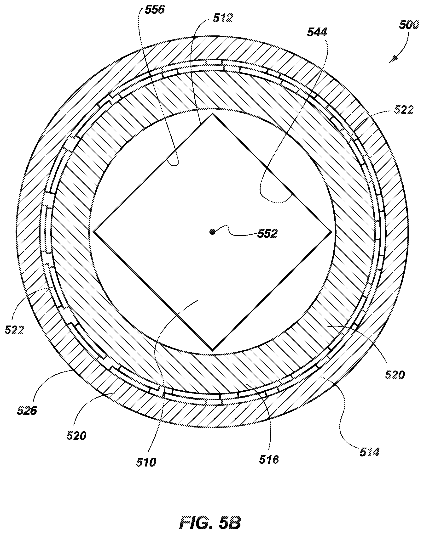 Patent US12338857 Figure 9 – Bearing assemblies configured to accommodate axial movement and related systems and methods