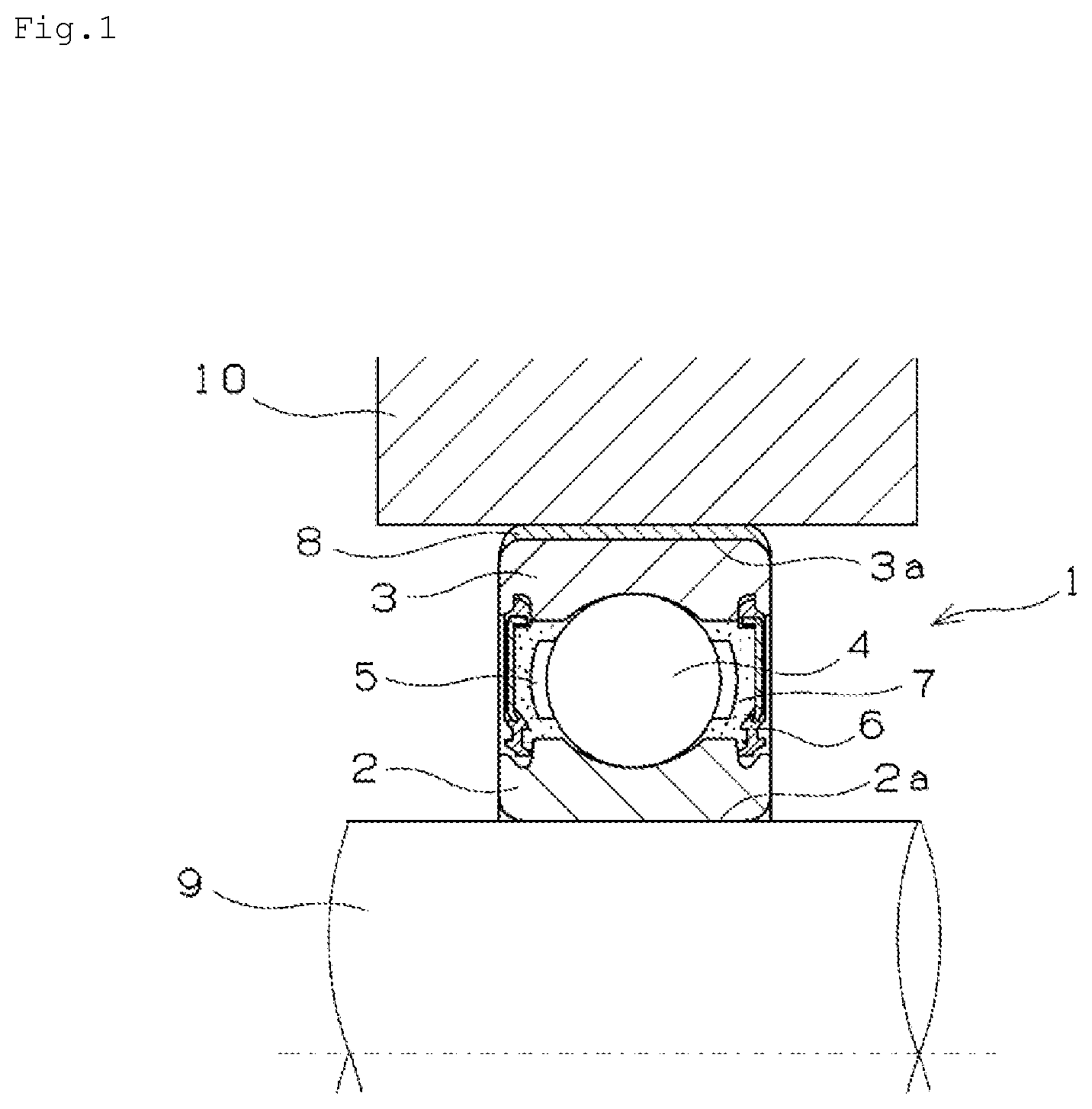 Patent US12338859 — Rolling bearing — Figure 1