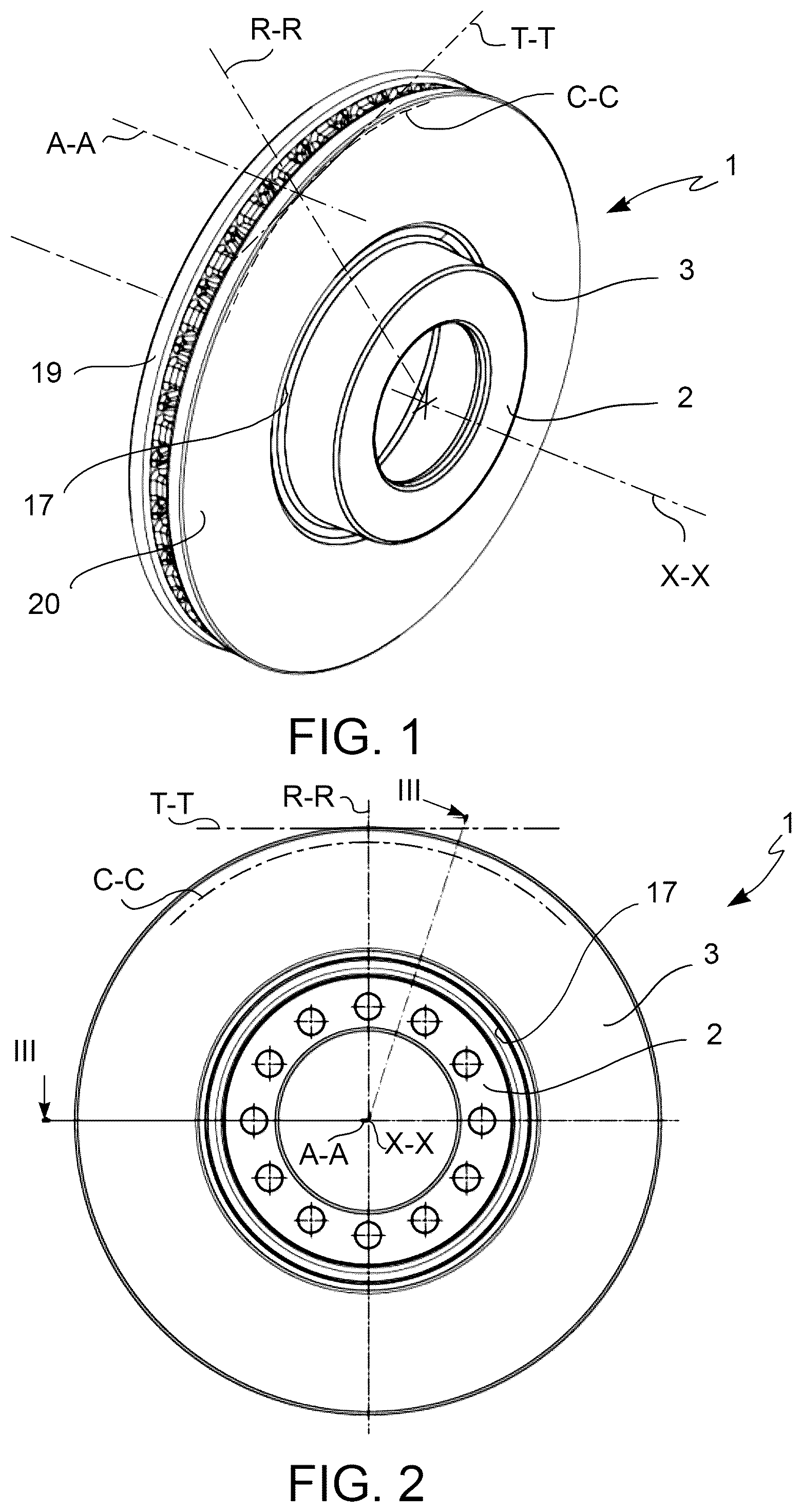 Patent US12338867 — Disk brake disk, disk brake and manufacturing method — Figure 1