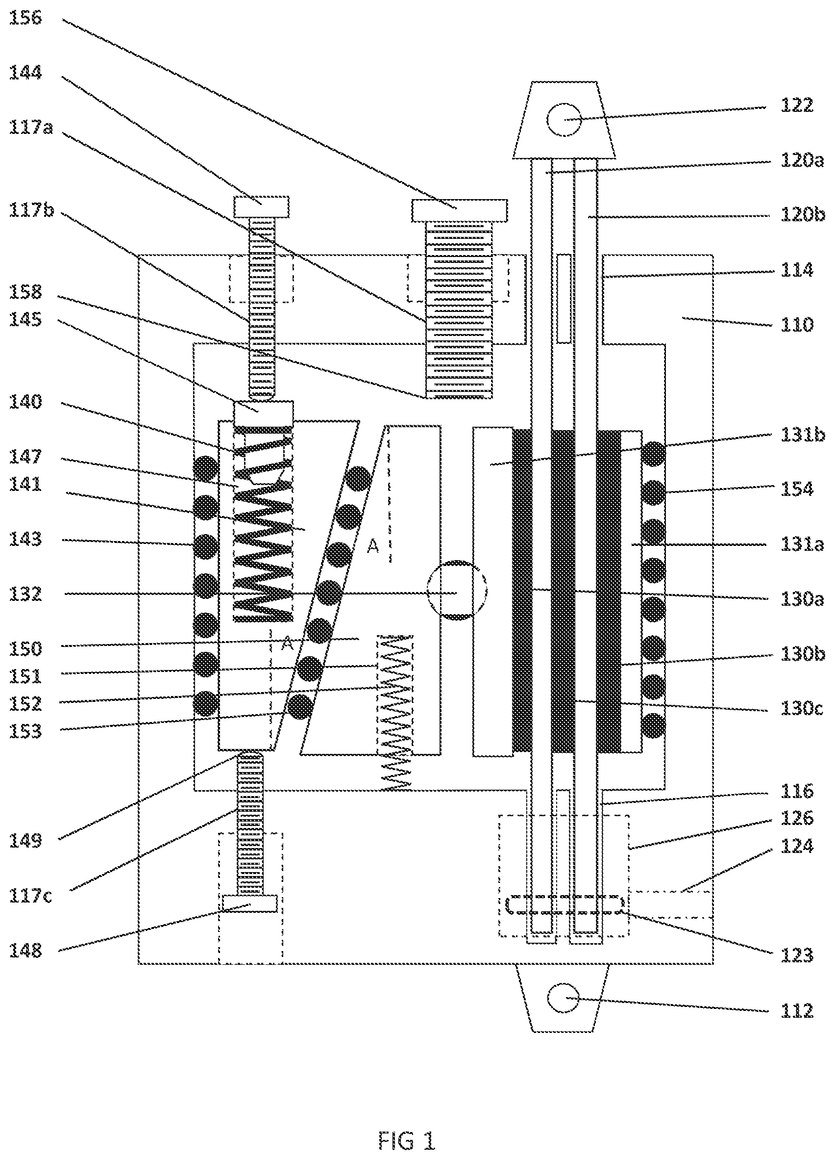 Patent US12338870 — Smooth transient excursion non-resonant (STEN-R) damper — Figure 1