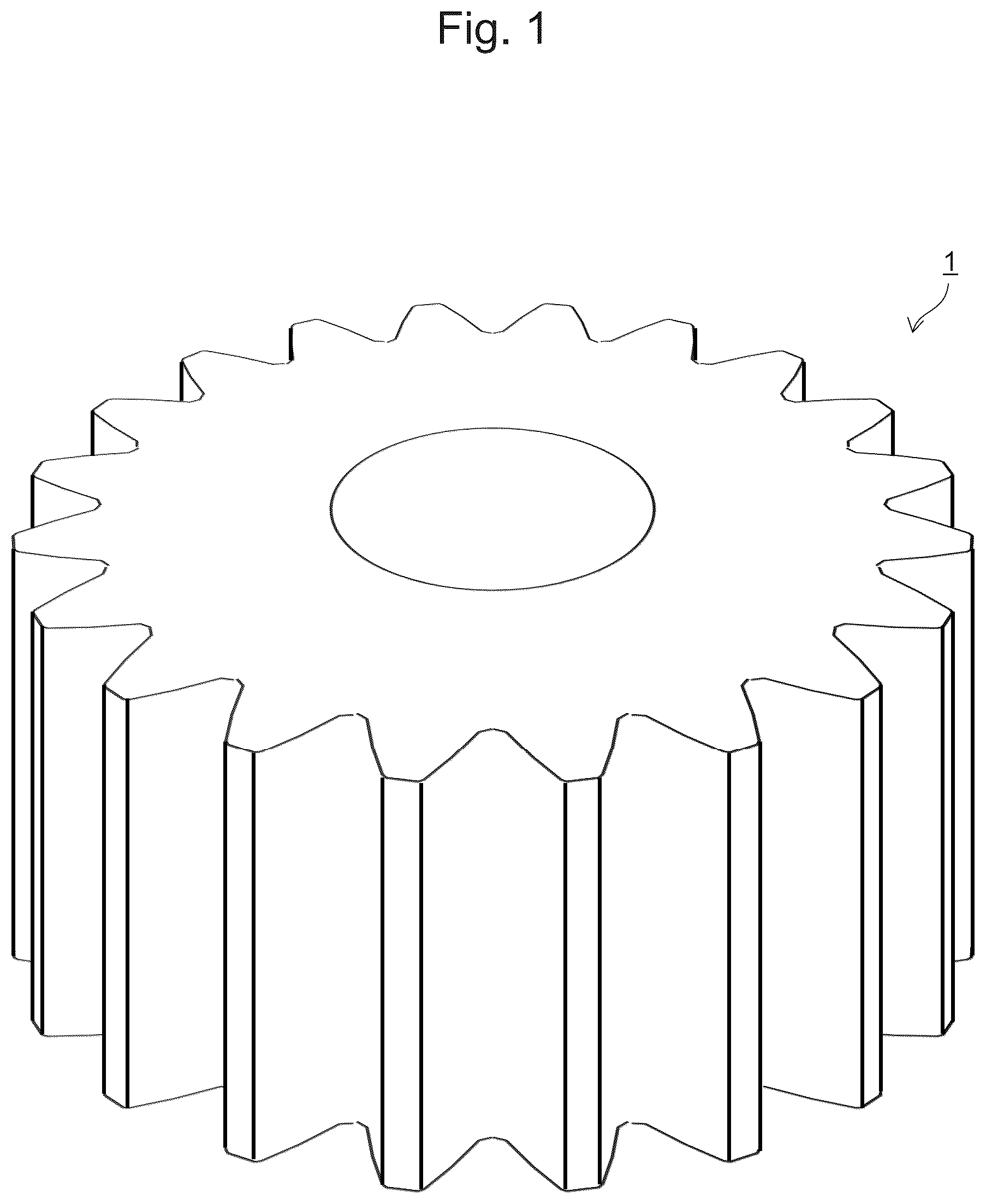 Patent US12338885 — Gear component — Figure 1