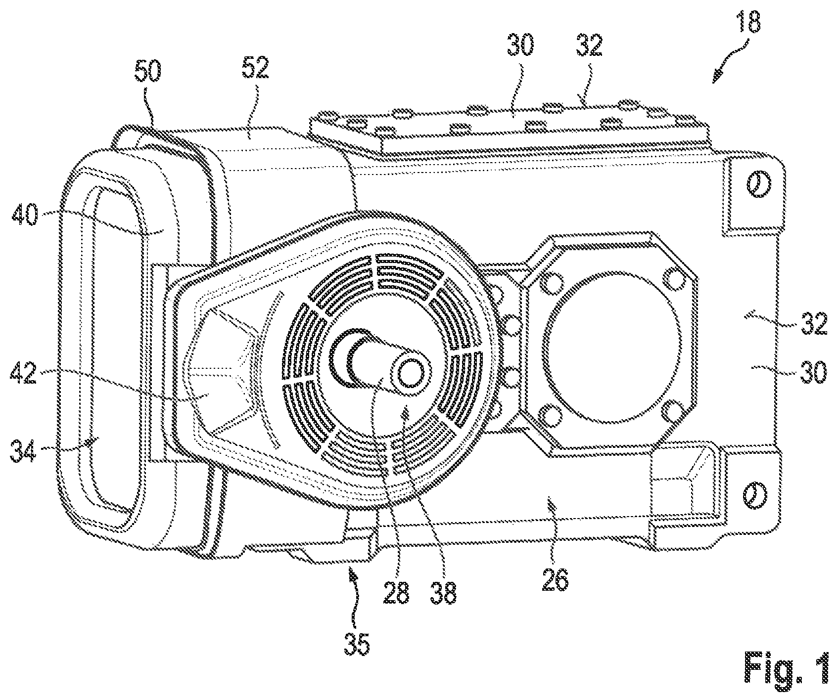 Patent US12338888 — Space-saving gearbox cooler device and gearbox — Figure 1