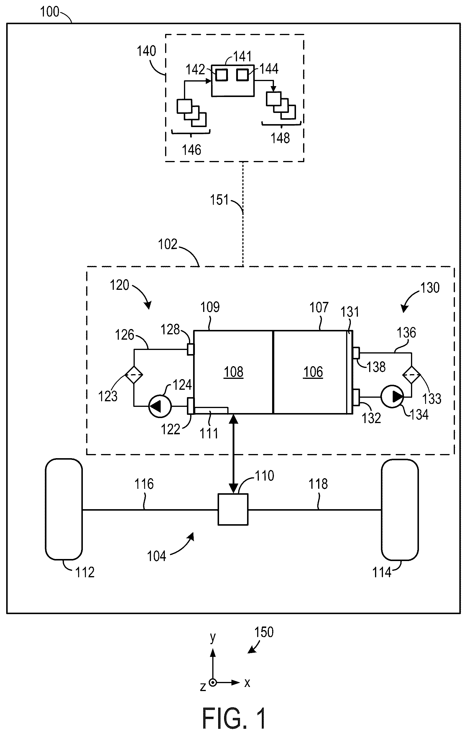 Patent US12338889 — Multi-channel rotational shaft lubrication system — Figure 1