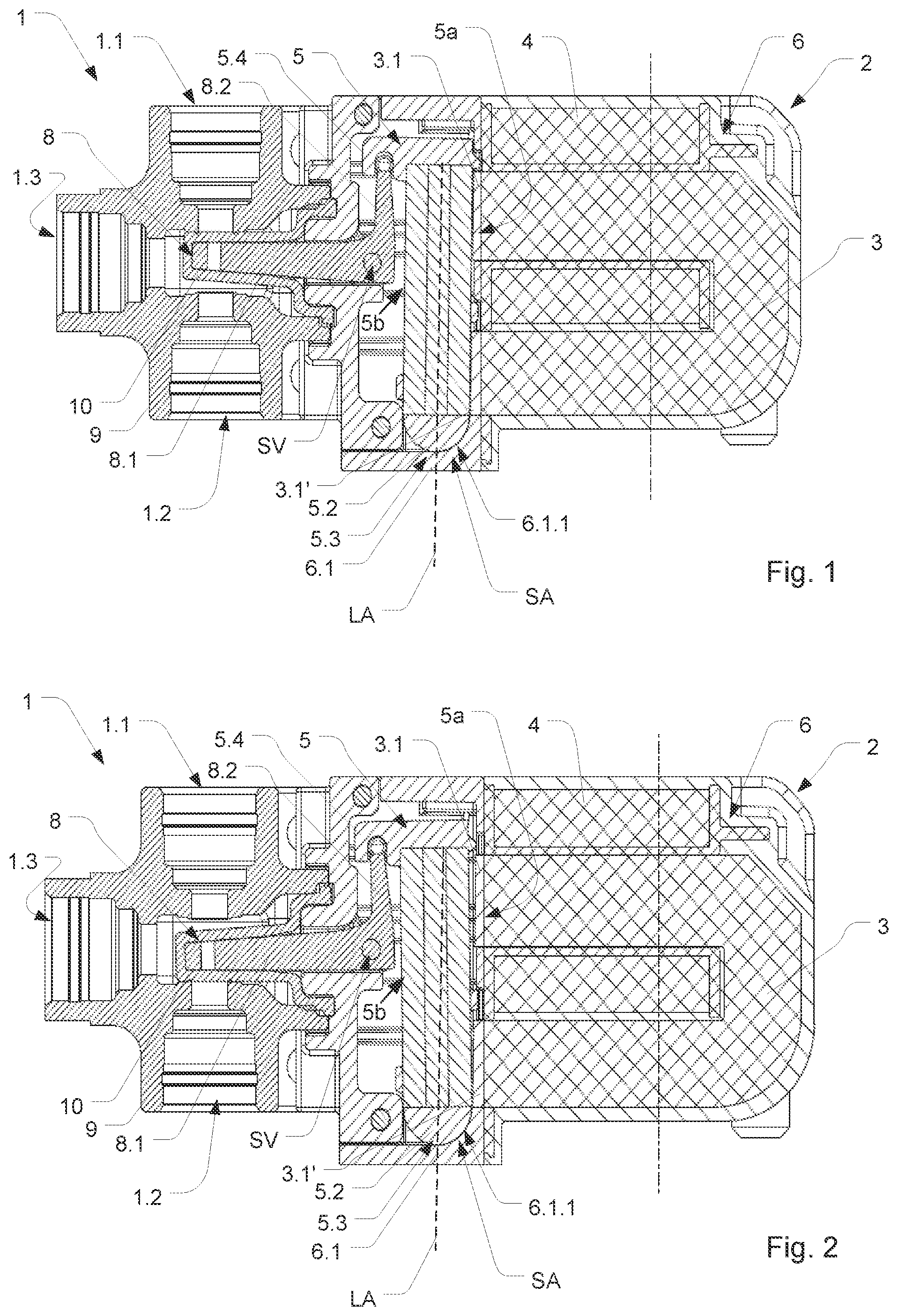 Patent US12338911 — Fluid valve — Figure 1