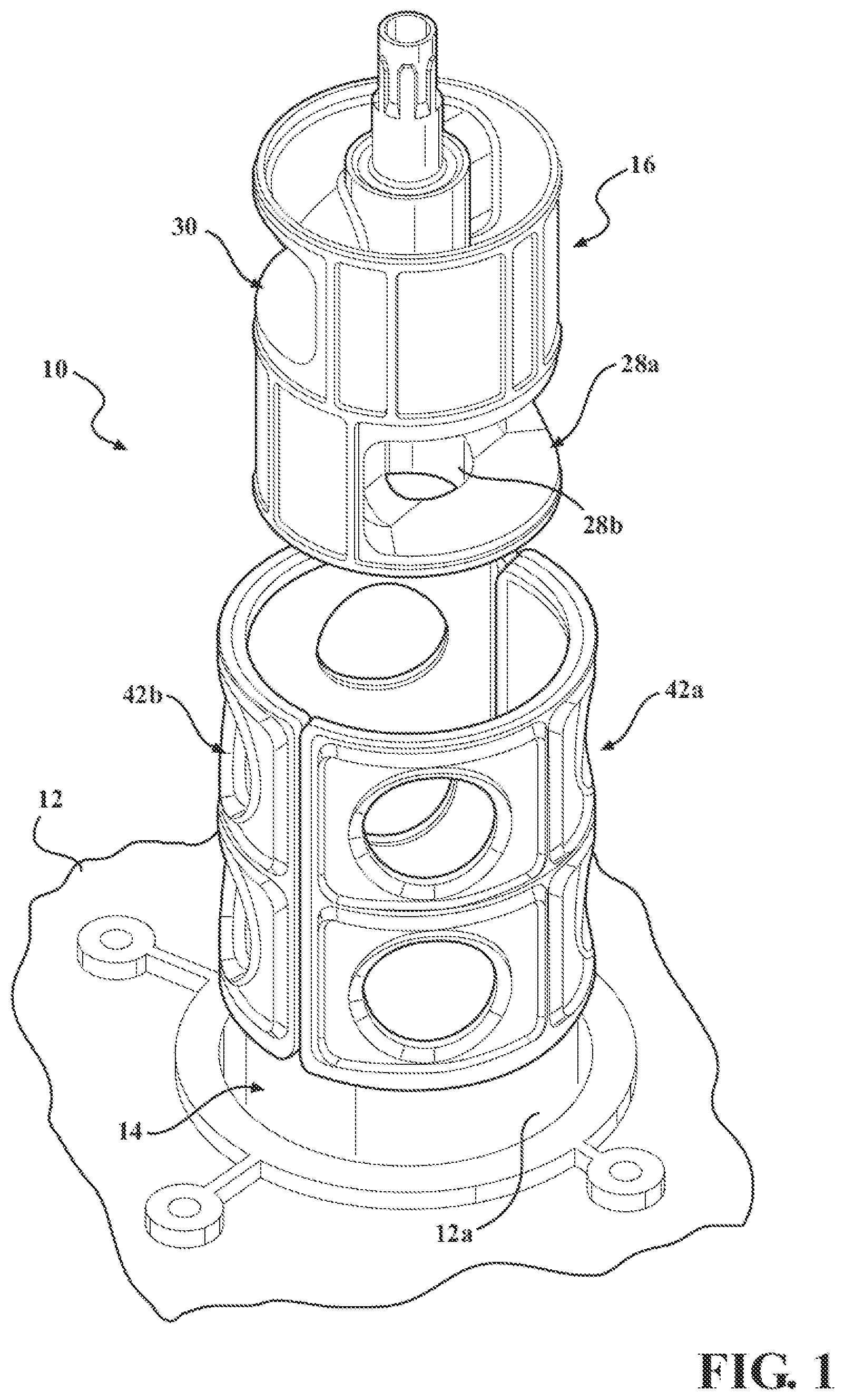 Patent US12338915 — Coolant flow control valve seal assembly — Figure 1