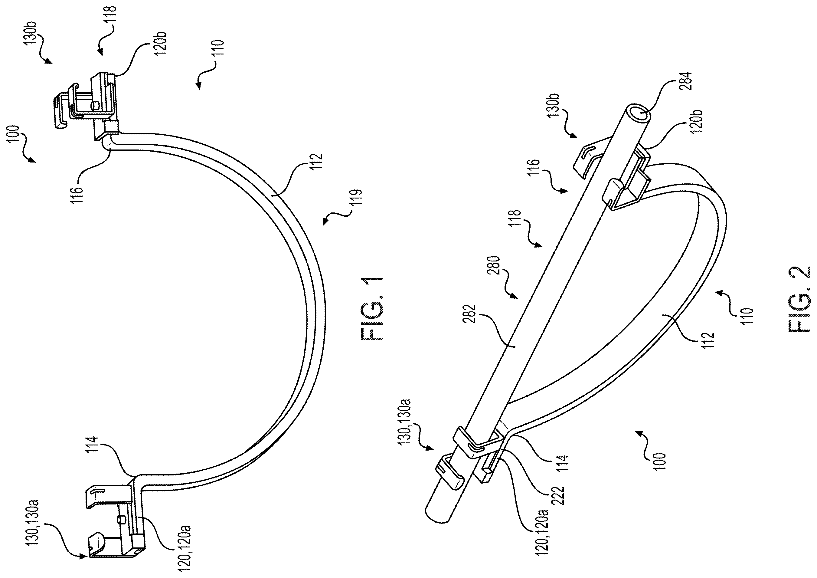 Patent US12338924 — Method of supporting piping on a brace pipe — Figure 1