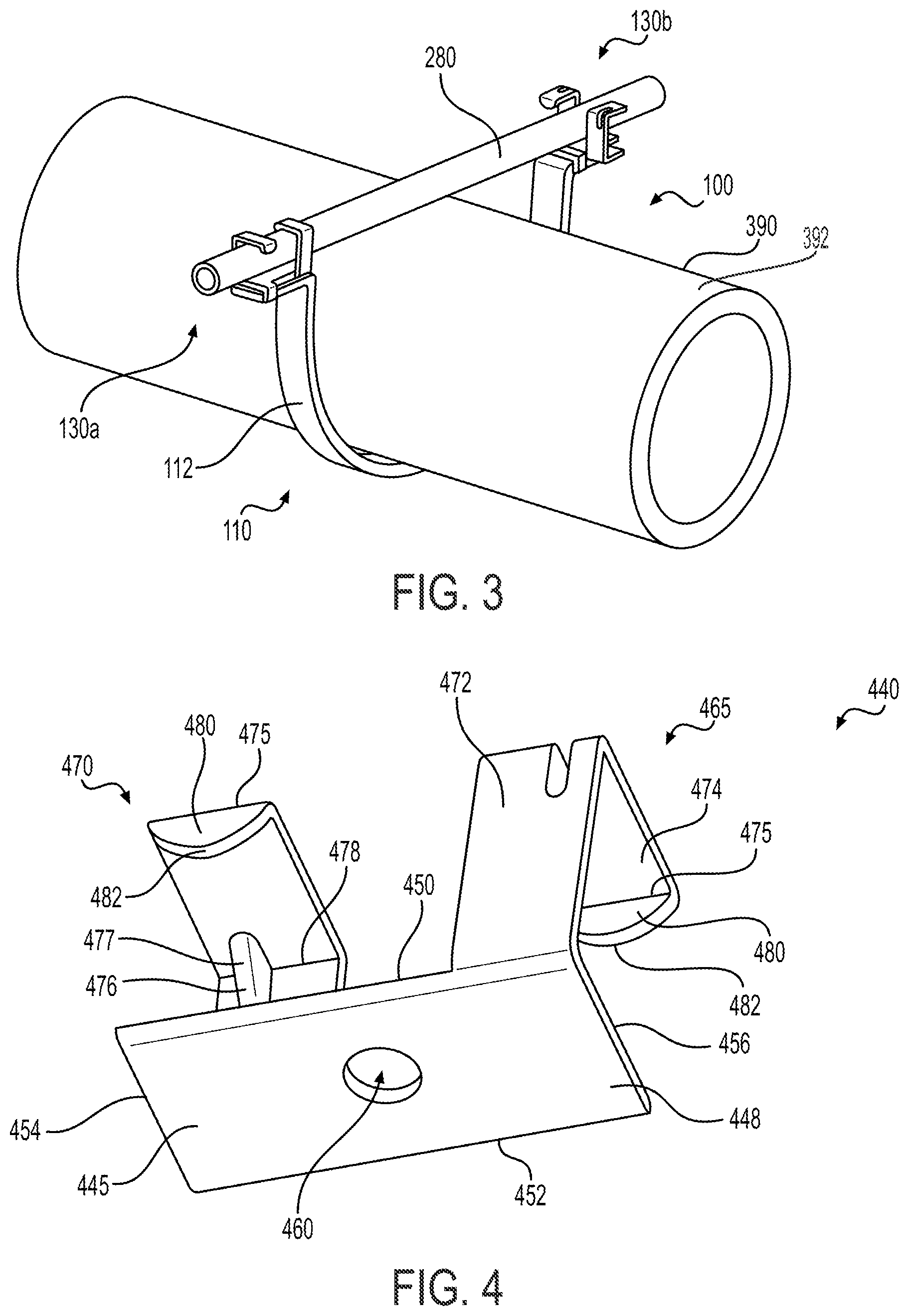 Patent US12338924 Figure 2 – Method of supporting piping on a brace pipe