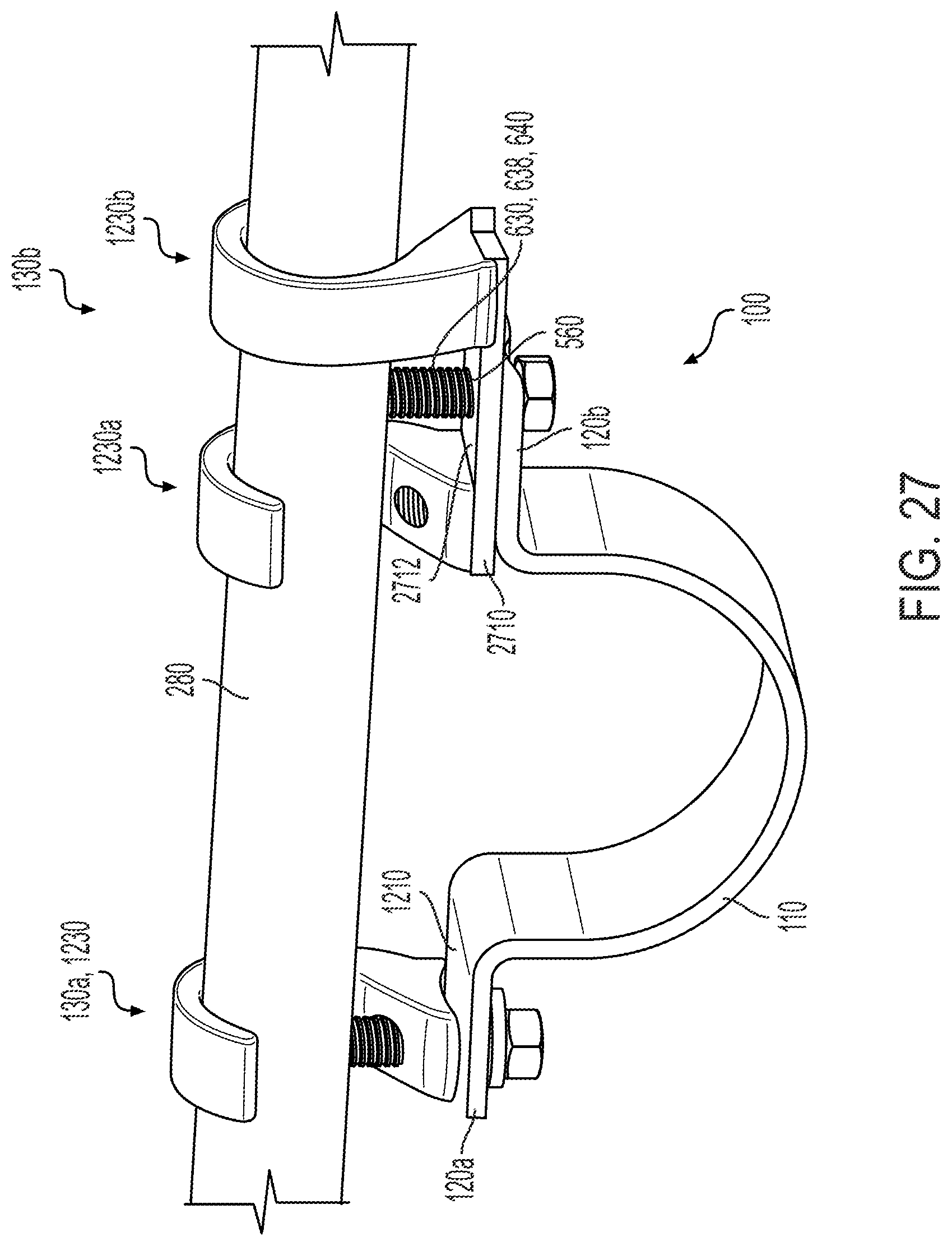 Patent US12338924 Figure 18 – Method of supporting piping on a brace pipe