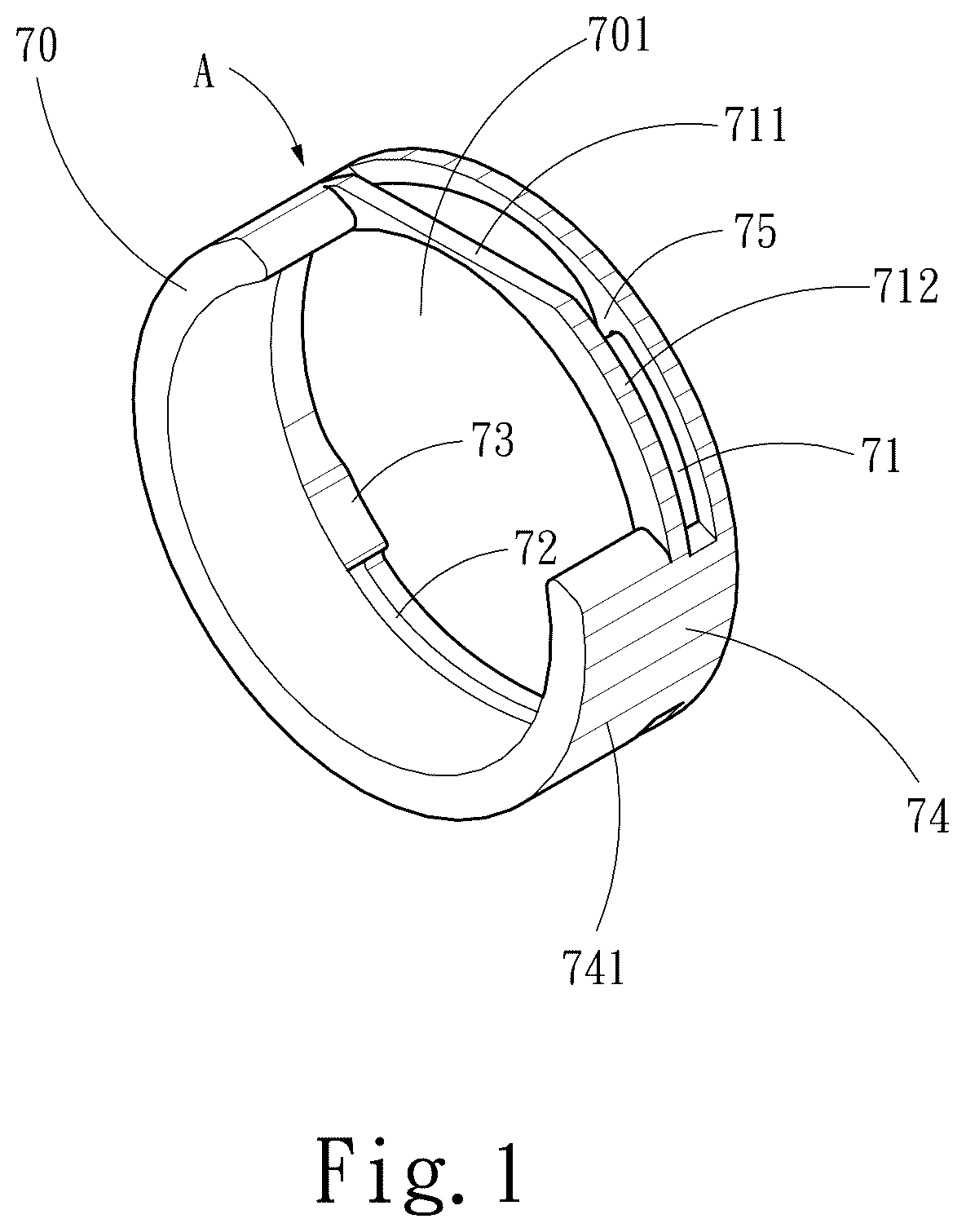 Patent US12338927 — Quick-release connector switch device — Figure 1