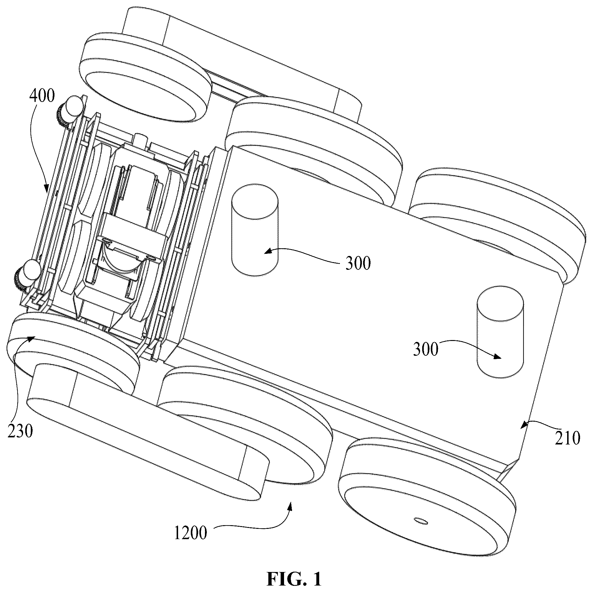 Patent US12338937 — Robot and patrol method applicable to synchronous patrol of long branch pipeline and main pipeline — Figure 1