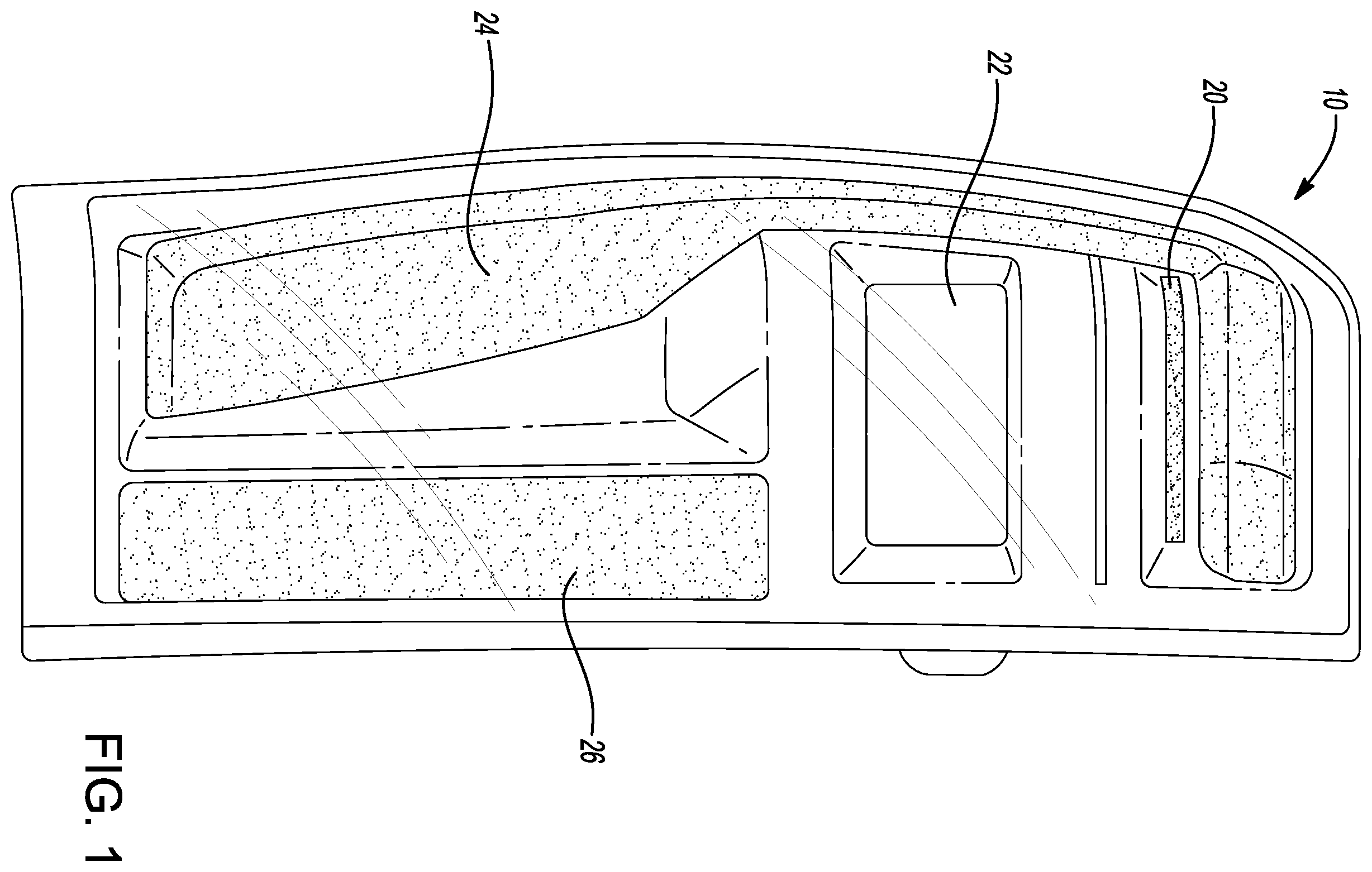 Patent US12338968 — Vehicle signal lighting assembly — Figure 1