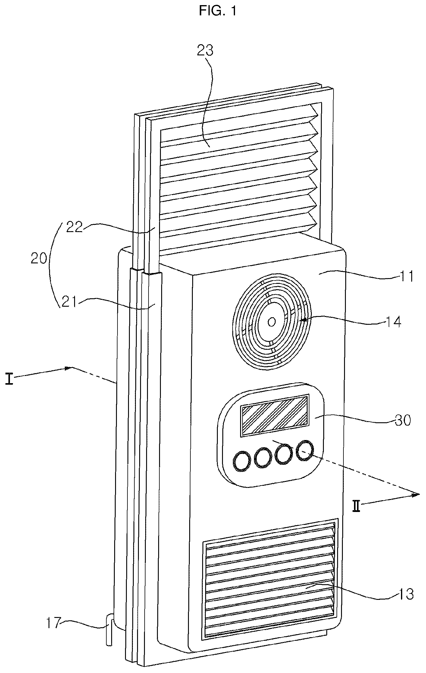 Patent US12339017 — Air-conditioning device — Figure 1