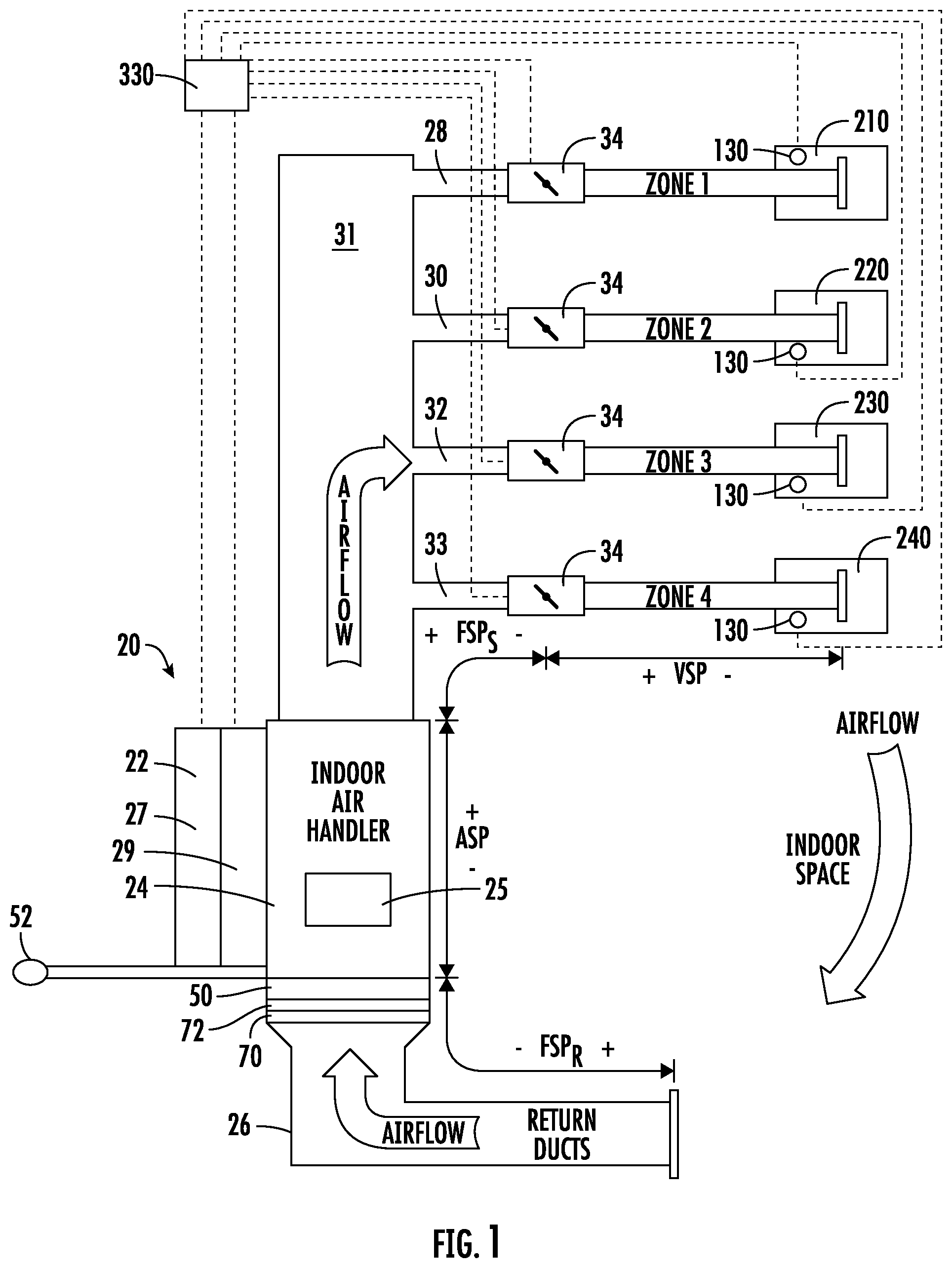 Patent US12339021 — Method for increasing equipment effectiveness for healthy buildings — Figure 1