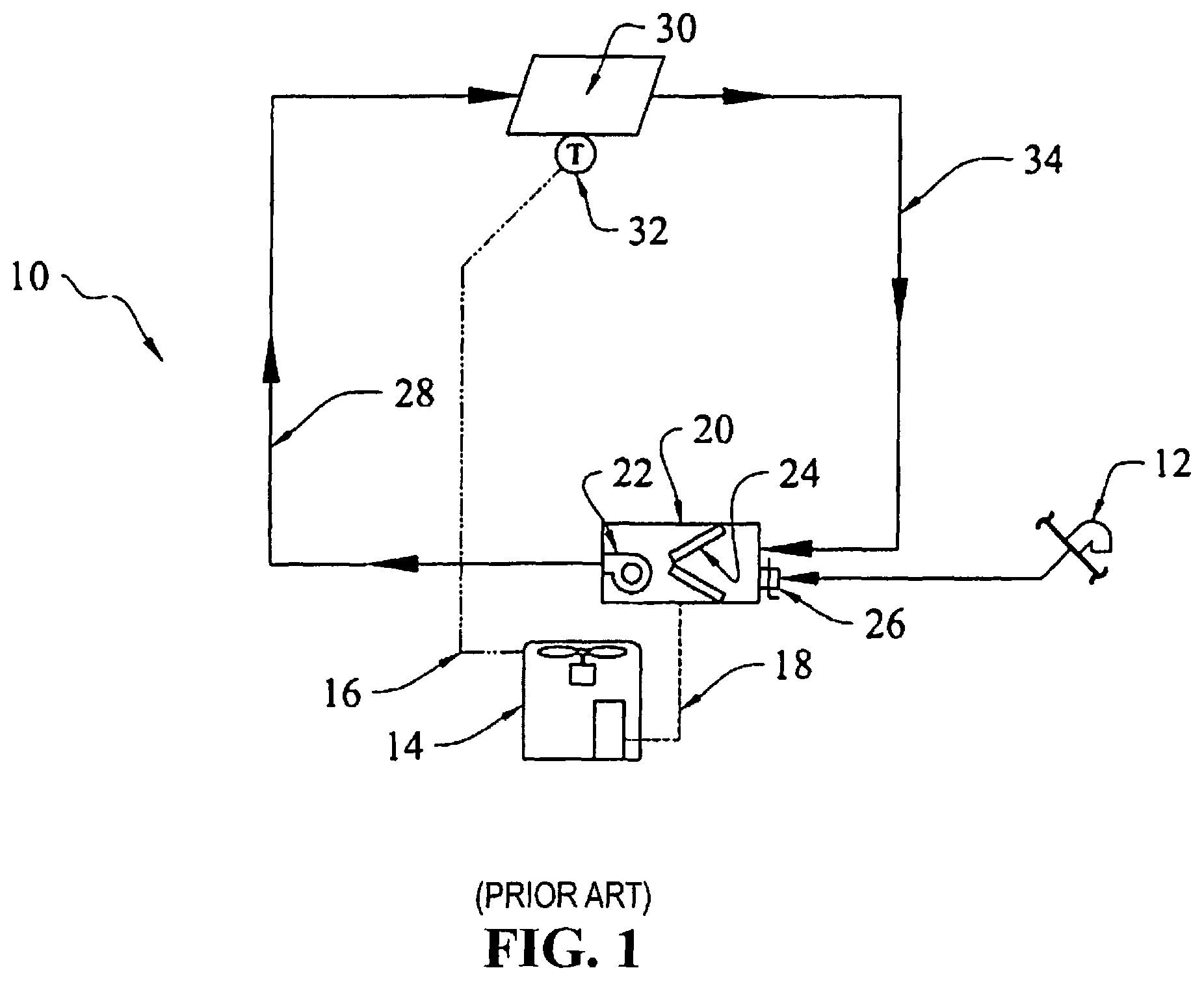 Patent US12339023 Figure 1 – Zoning system for air conditioning (HVAC) equipment