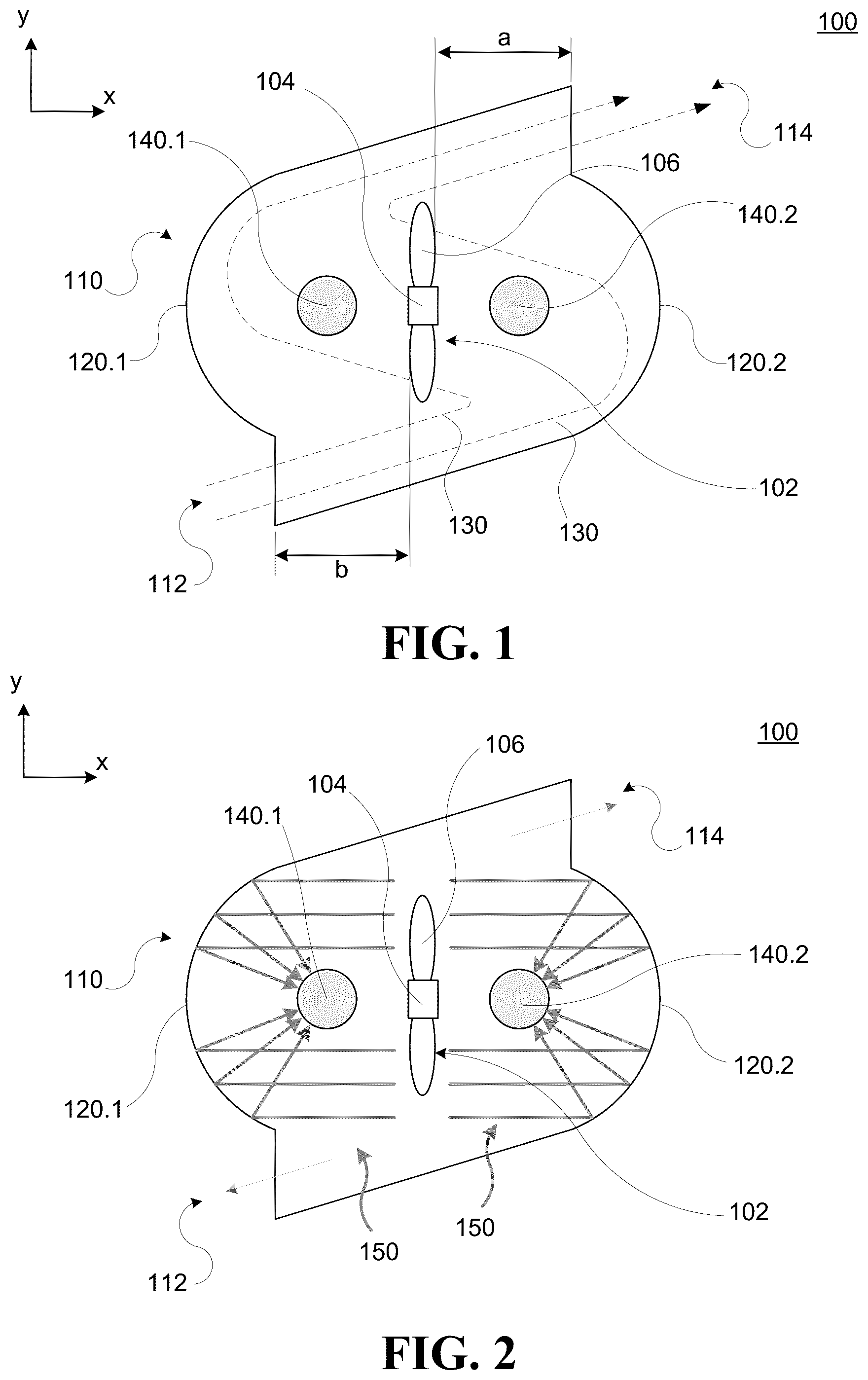 Patent US12339032 — Acoustic dampening air moving device housing — Figure 1