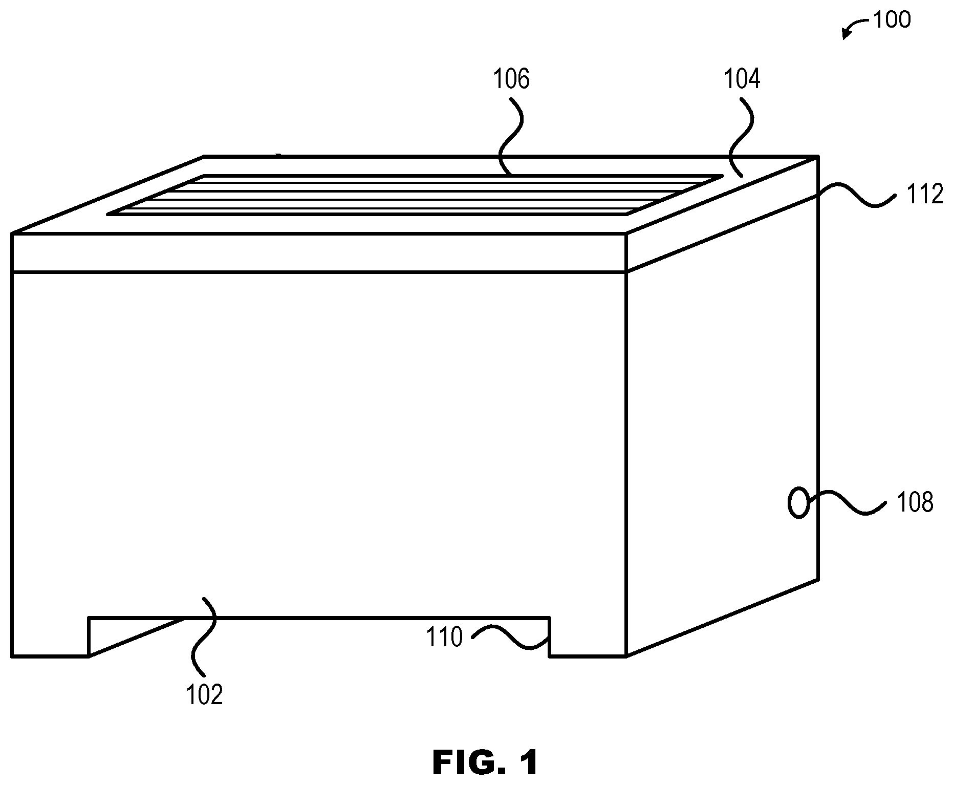 Patent US12339033 Figure 1 – Dehumidification container