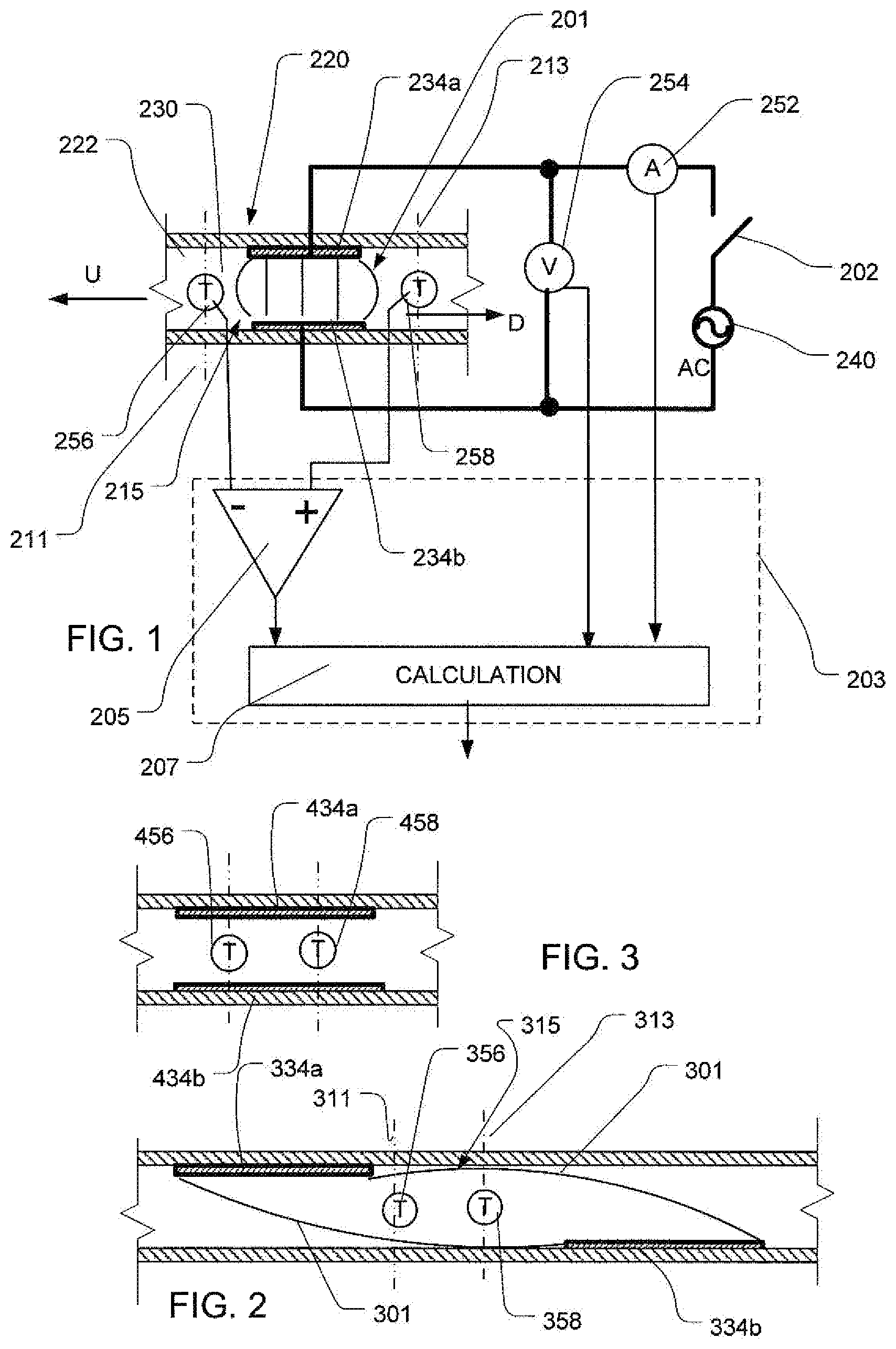 Patent US12339038 — Ohmic heater with flow rate measurement — Figure 1