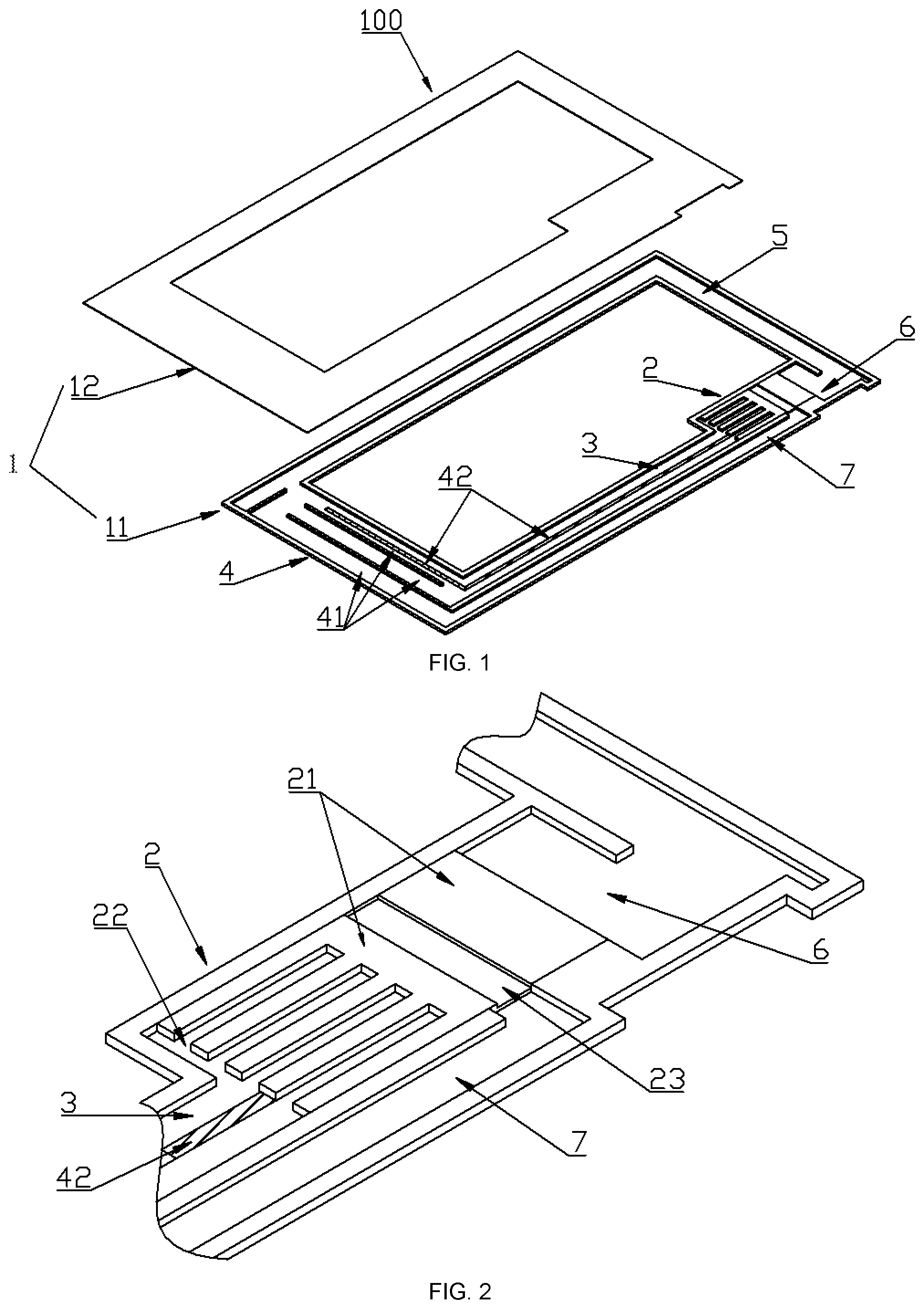 Patent US12339067 — Thin-plate loop heat pipe — Figure 1