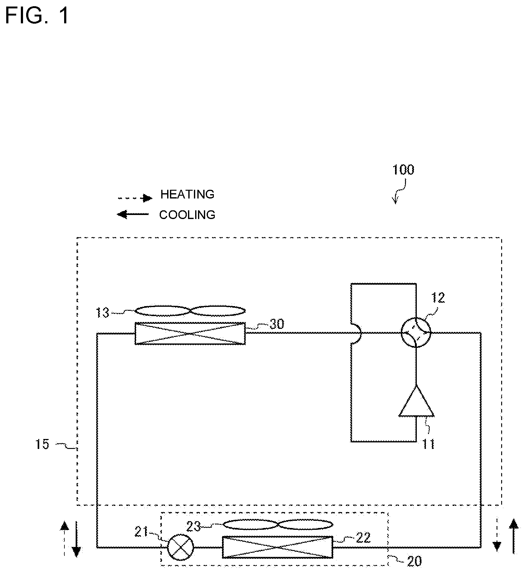 Patent US12339070 — Heat exchanger — Figure 1