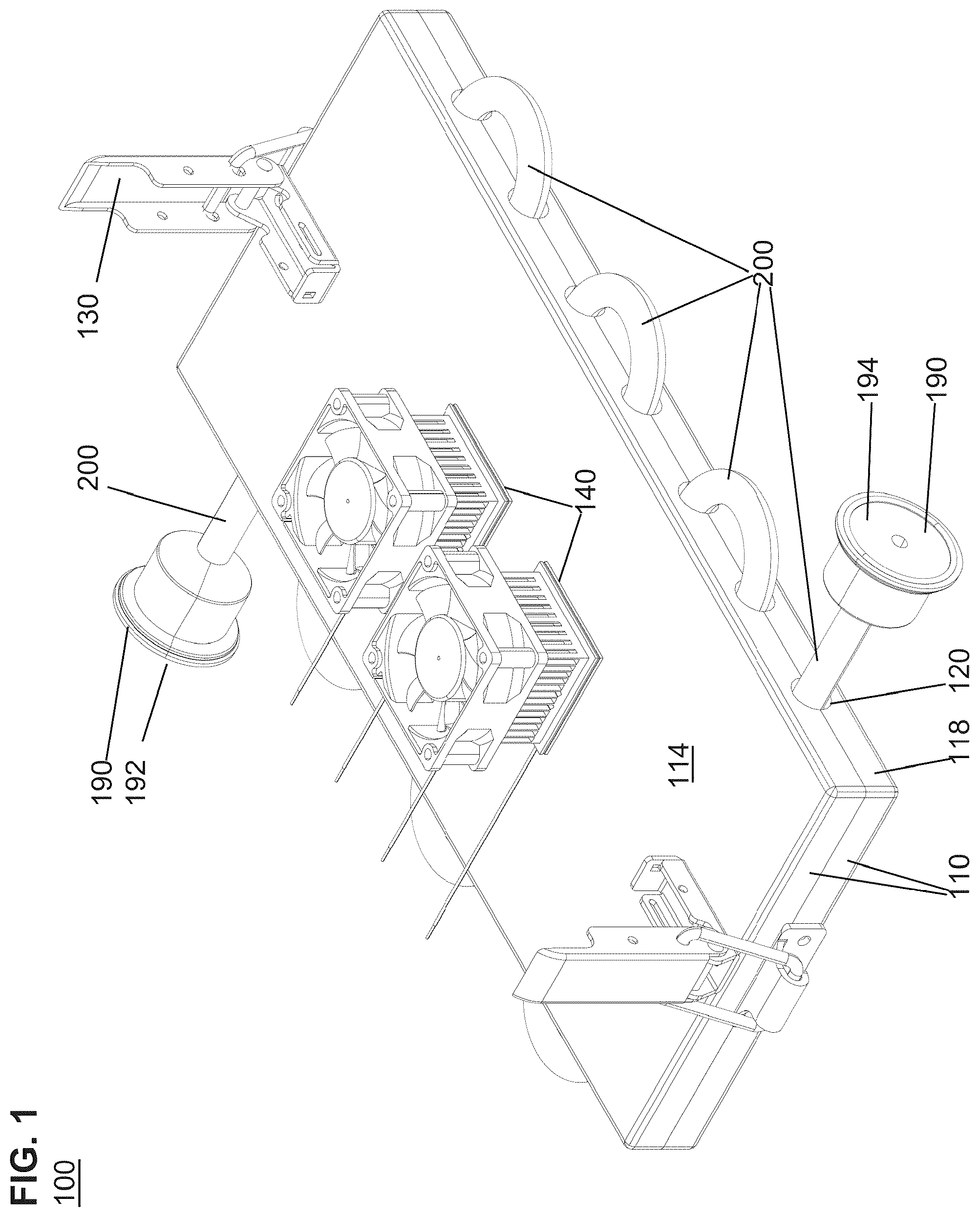Patent US12339074 Figure 1 – Heat exchanger tubing assembly and conductive casing