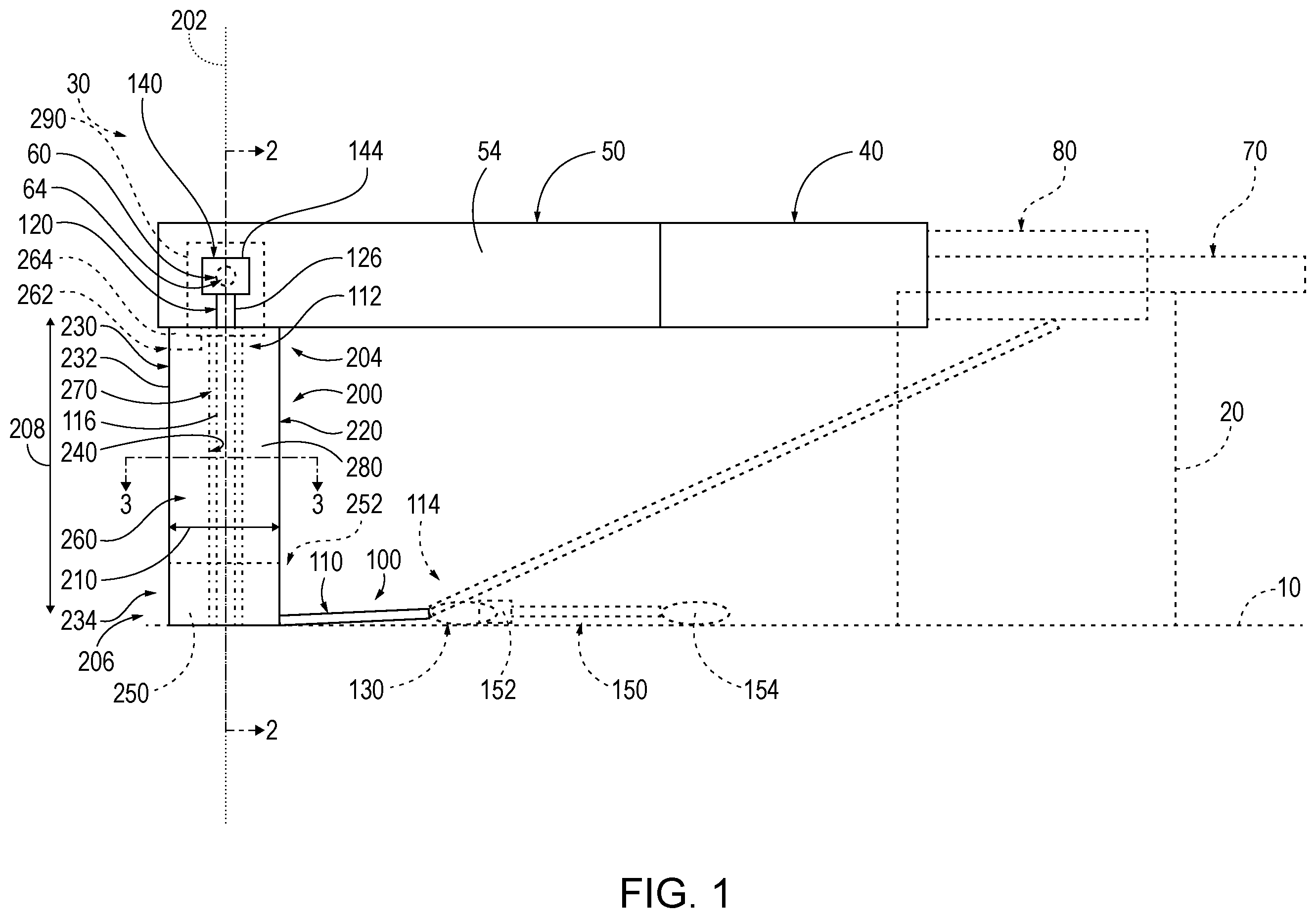 Patent US12339095 — Sling-attached squeeze bags, slings for sling- attached squeeze bags, shoulder-fired projectile weapons that utilize sling-attached squeeze bags, and related methods — Figure 1