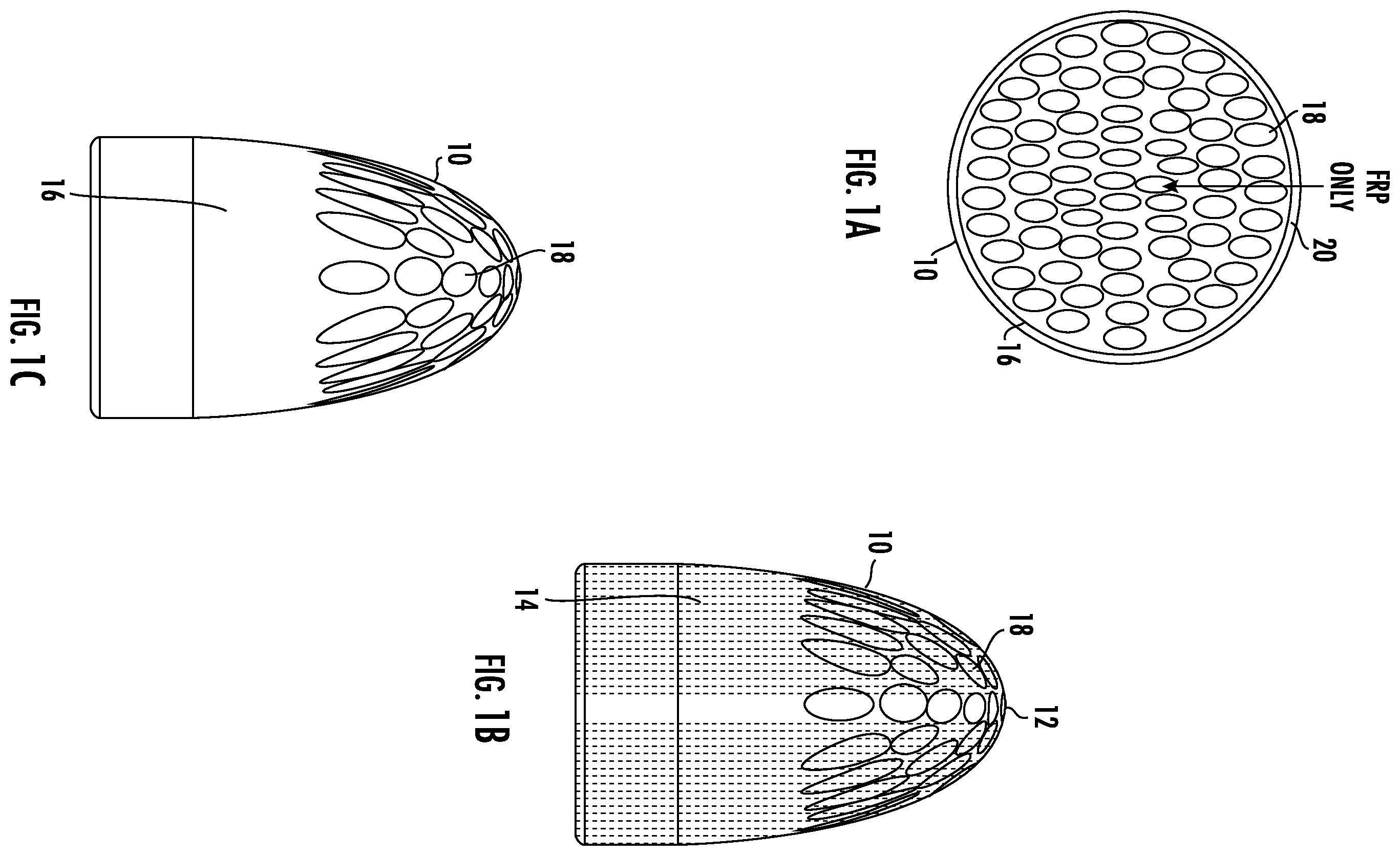 Patent US12339106 — Fiber reinforced bullet and method of manufacture — Figure 1
