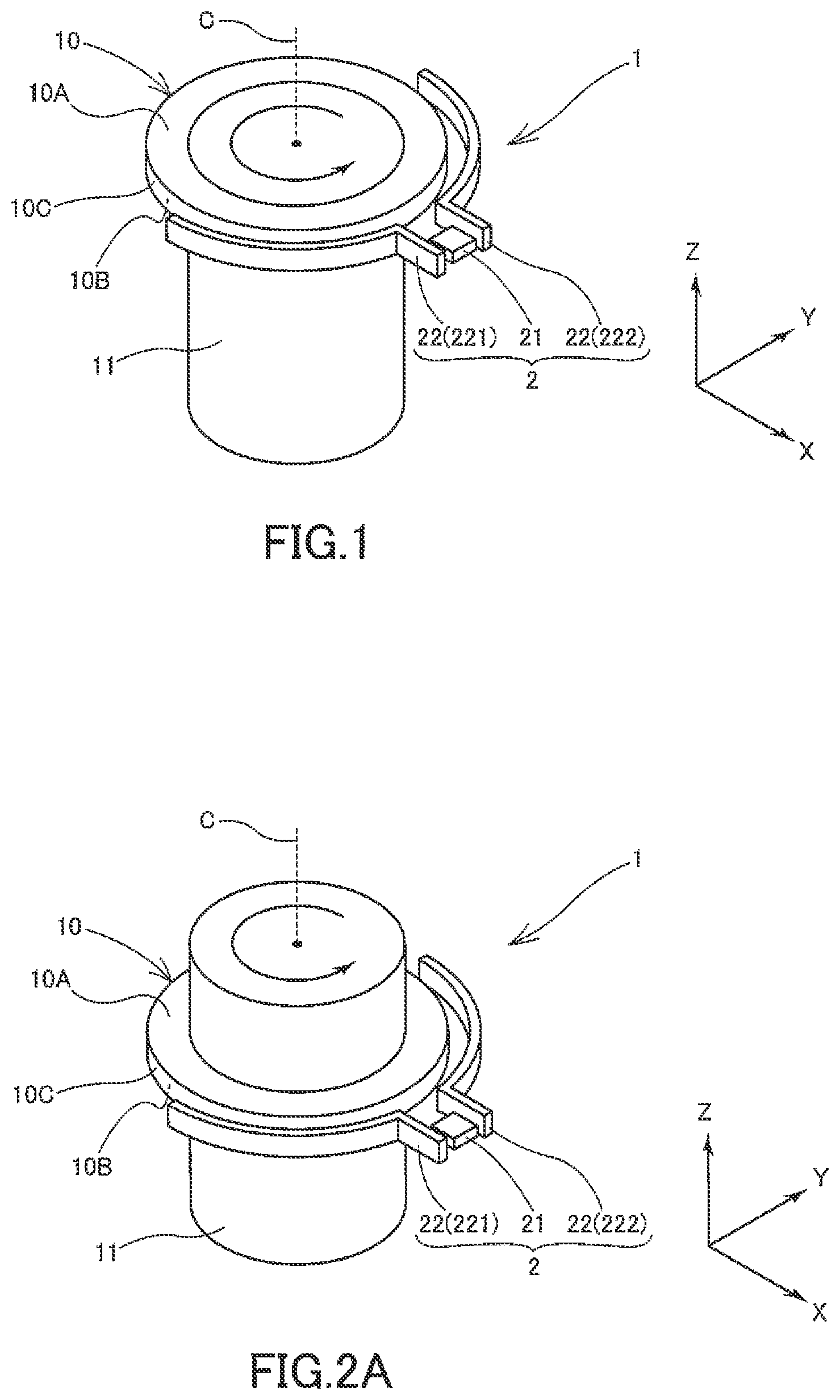 Patent US12339118 — Rotation angle detection device and electric control device — Figure 1