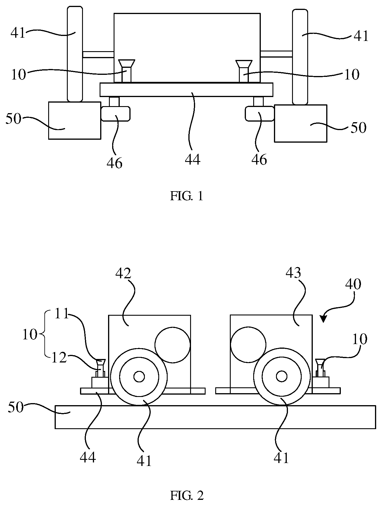 Patent US12339208 Figure 1 – Material handling system and monitoring system and monitoring method for particles in traveling area of overhead hoist transfers