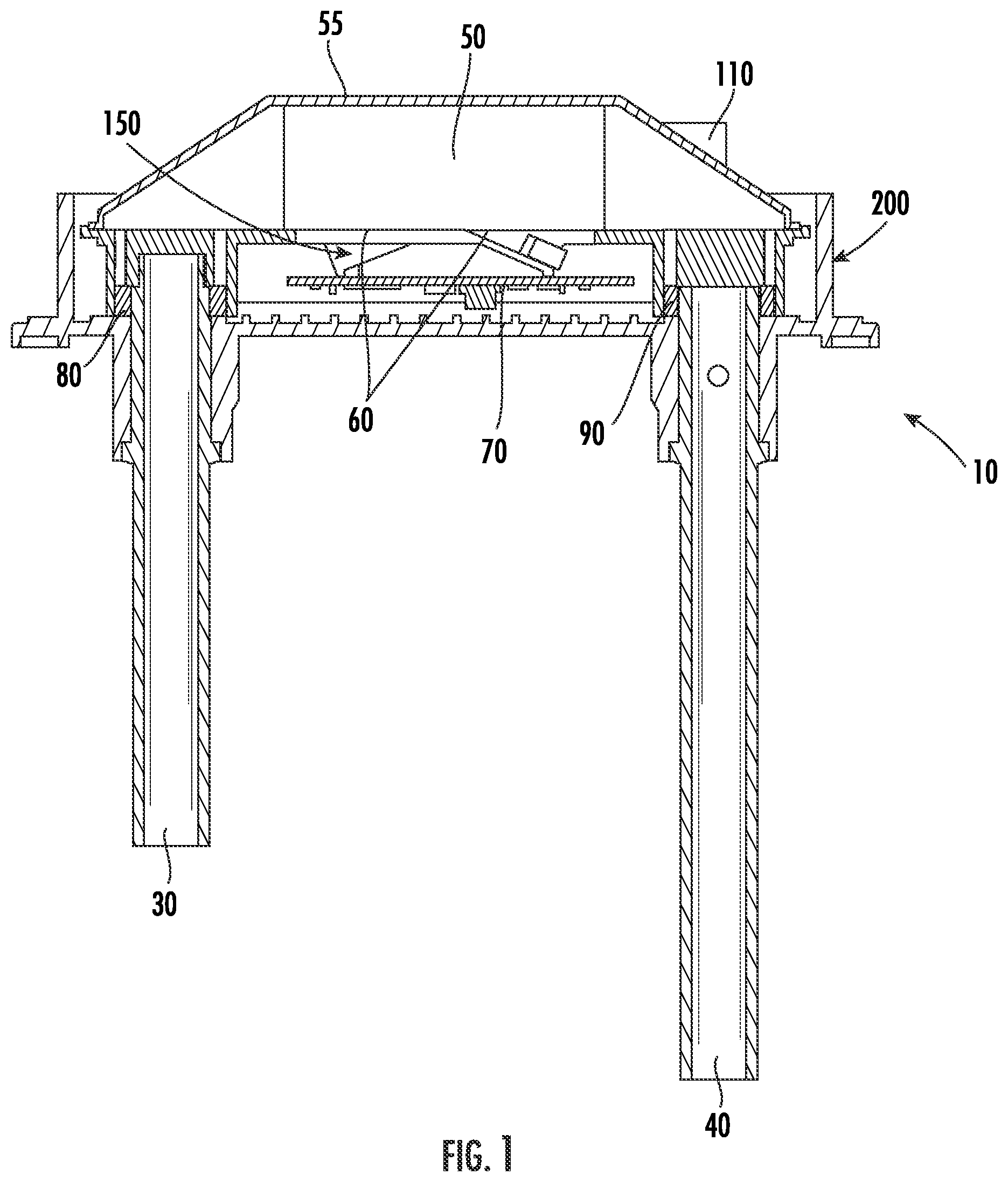Patent US12339227 — Modular photoelectric smoke sensor tube — Figure 1