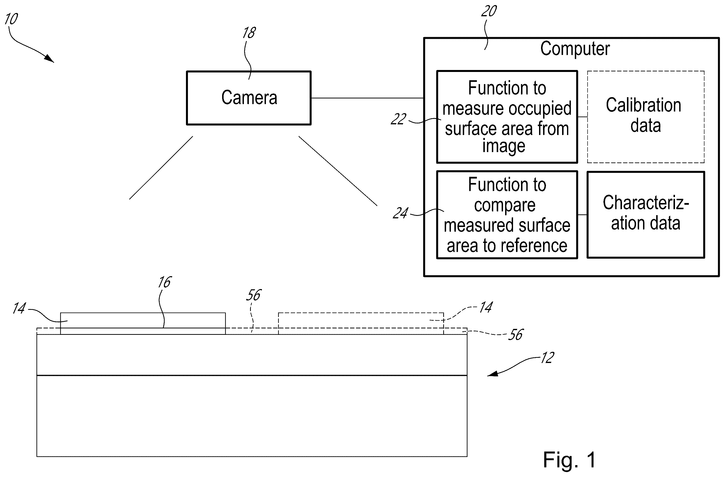 Patent US12339231 — Method and device for measuring cell contractility — Figure 1