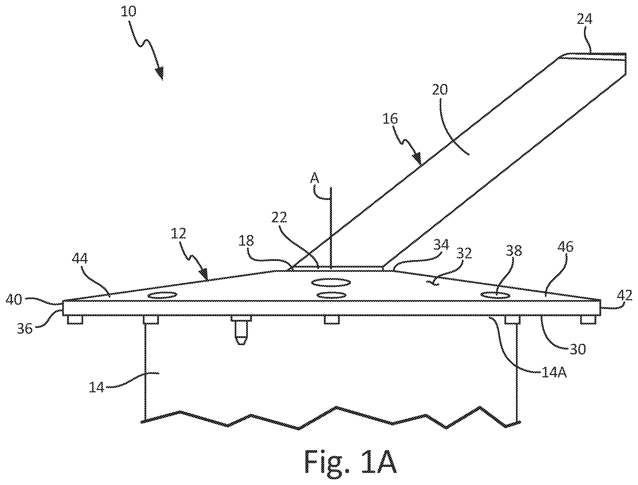 Patent US12339294 — Angle of attack sensor vane geometry — Figure 1