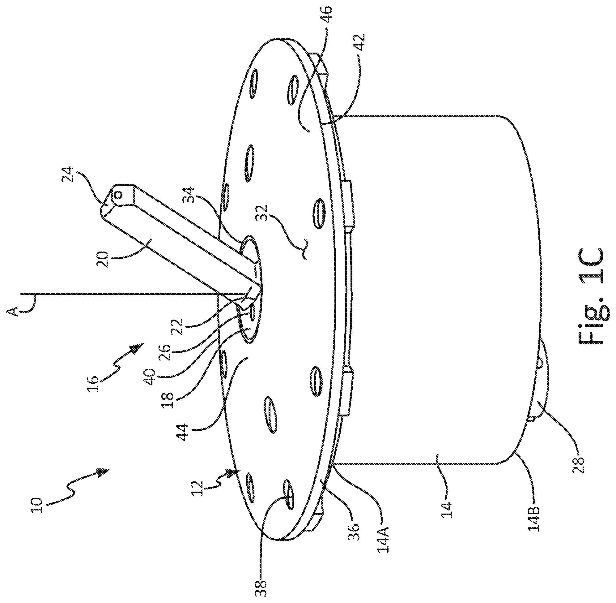 Patent US12339294 Figure 3 – Angle of attack sensor vane geometry