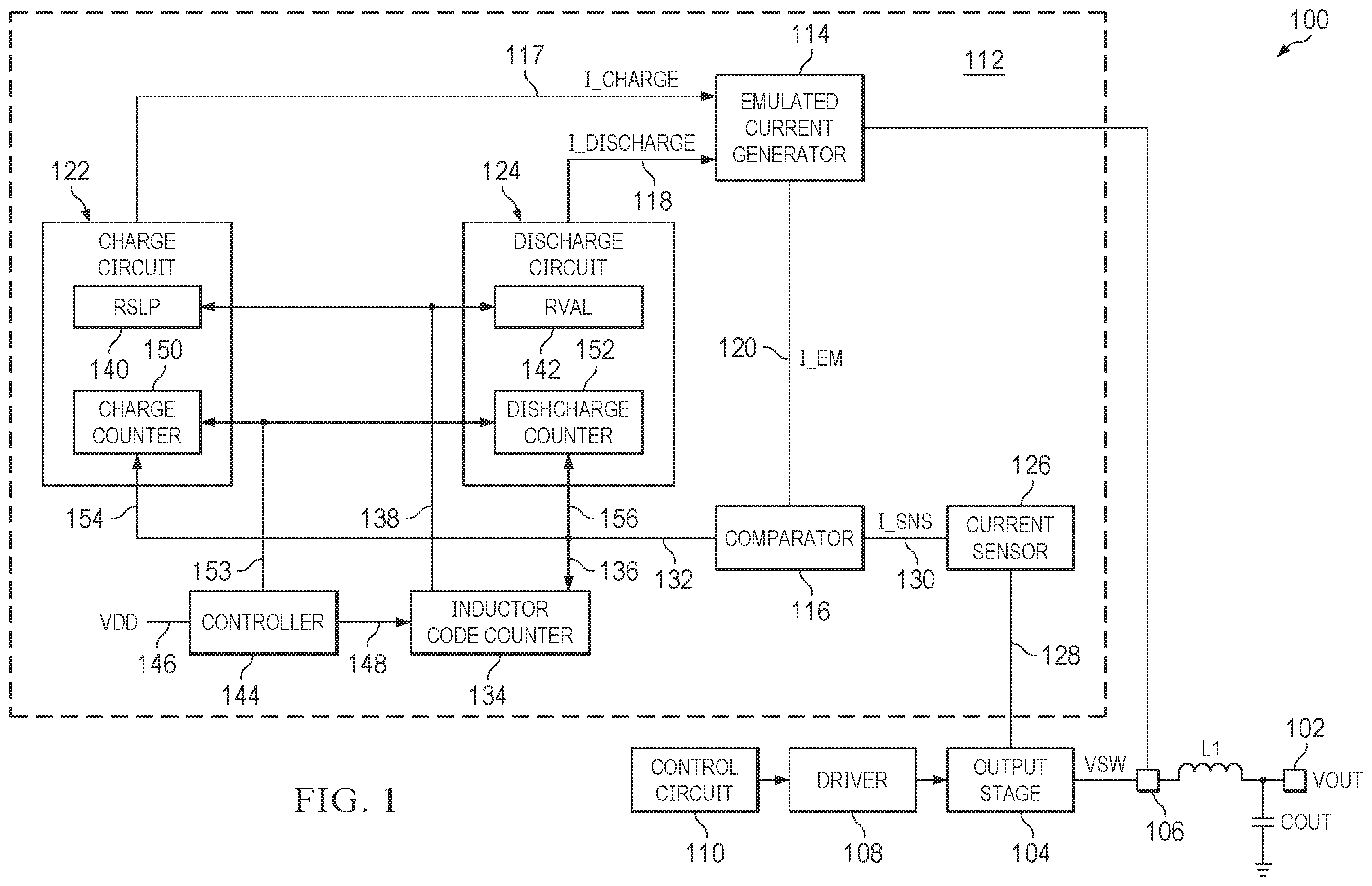 Patent US12339303 — Inductance detection for power converters — Figure 1