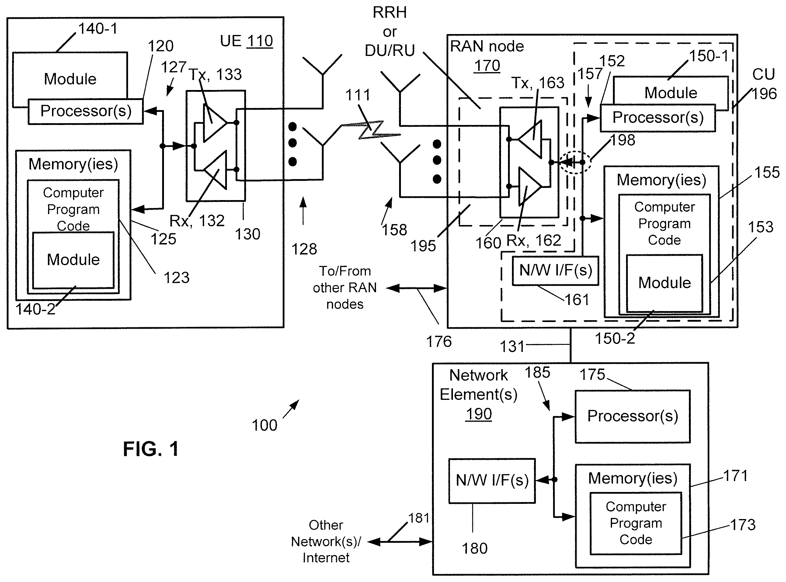 Patent US12339381 Figure 1 – Enhancing positioning measurement