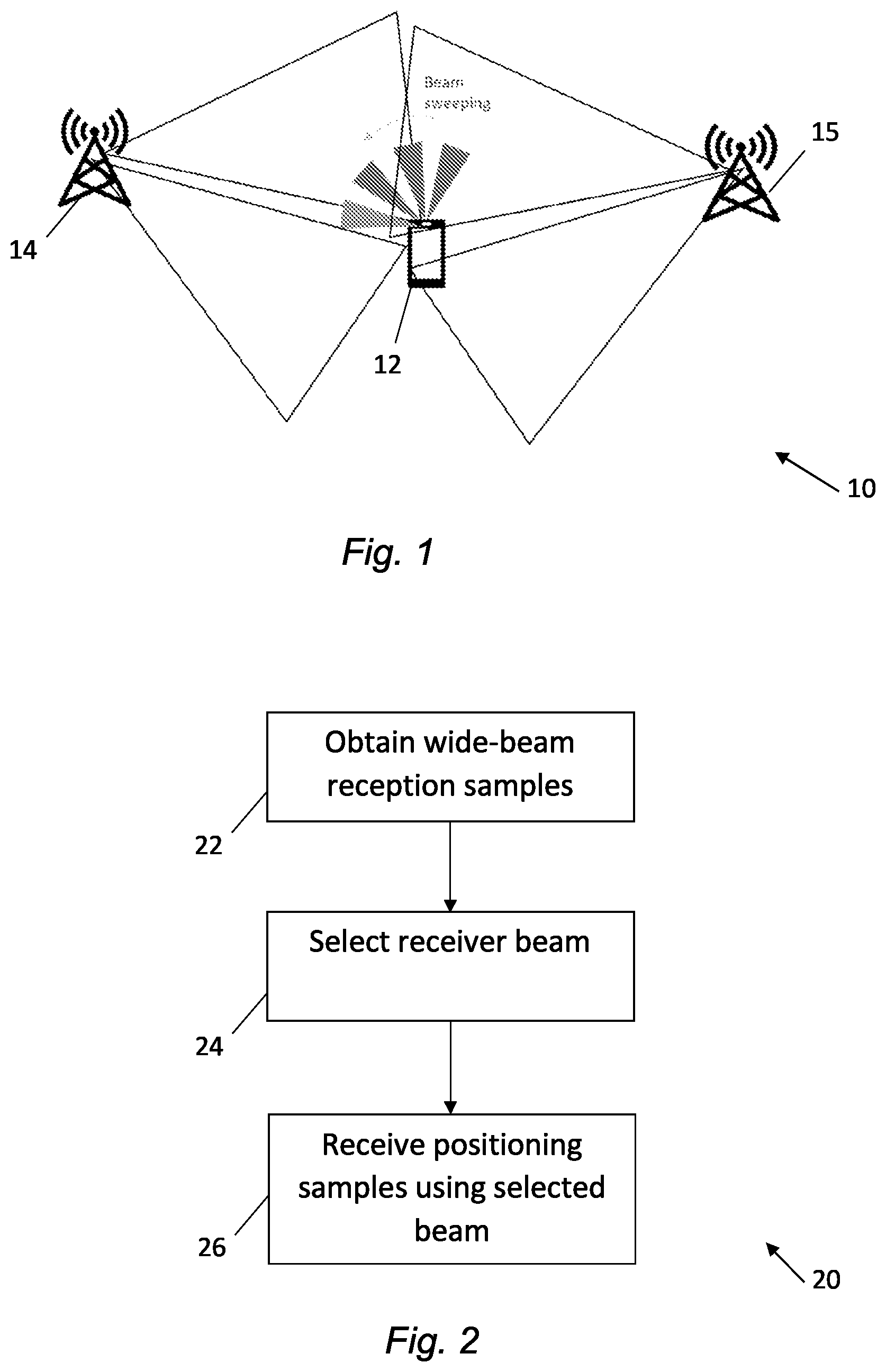 Patent US12339385 — Positioning in mobile communication systems — Figure 1