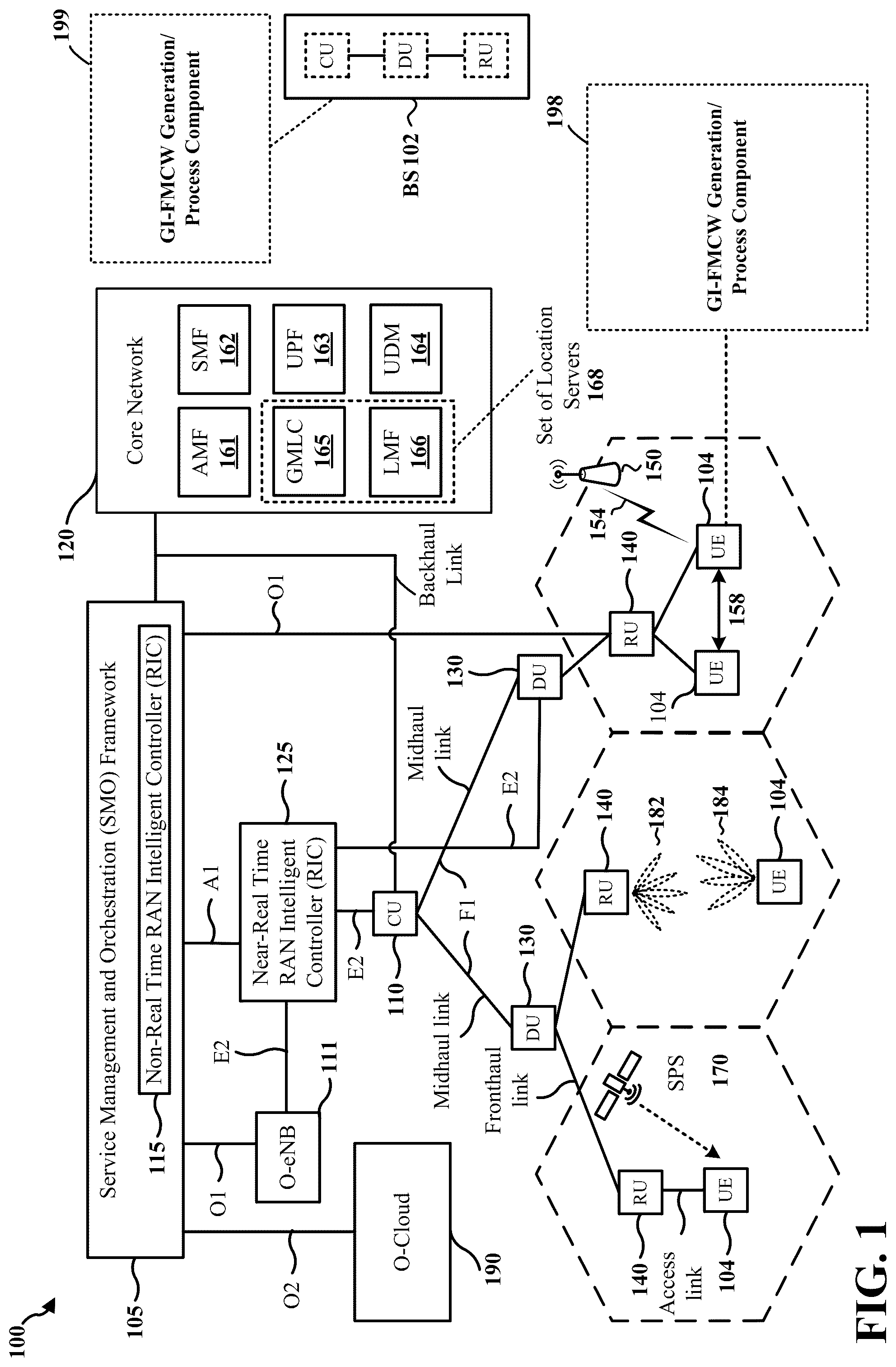 Patent US12339387 — GI-FMCW radar reference signal design for joint communication-radar — Figure 1