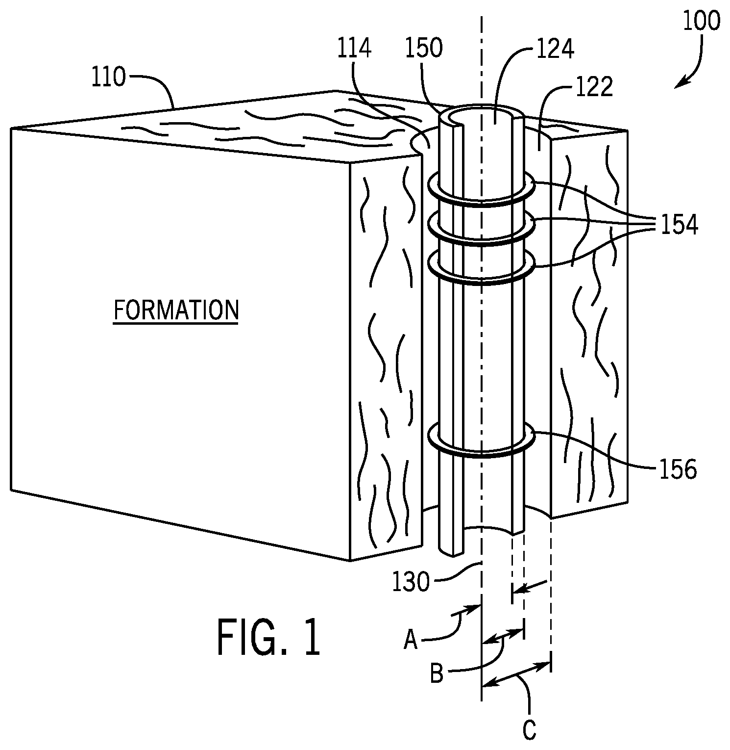 Patent US12339410 — Determining shear slowness from dipole source-based measurements acquired by a logging while drilling acoustic measurement tool — Figure 1