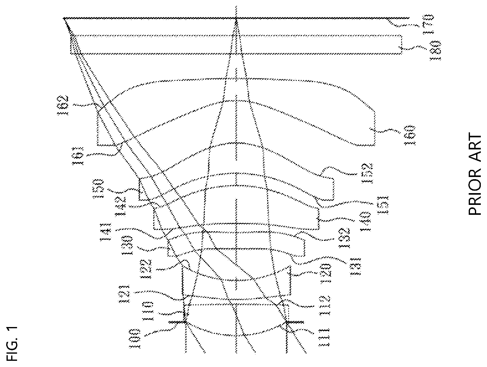 Patent US12339423 — Small lens system for developing close tolerance — Figure 1