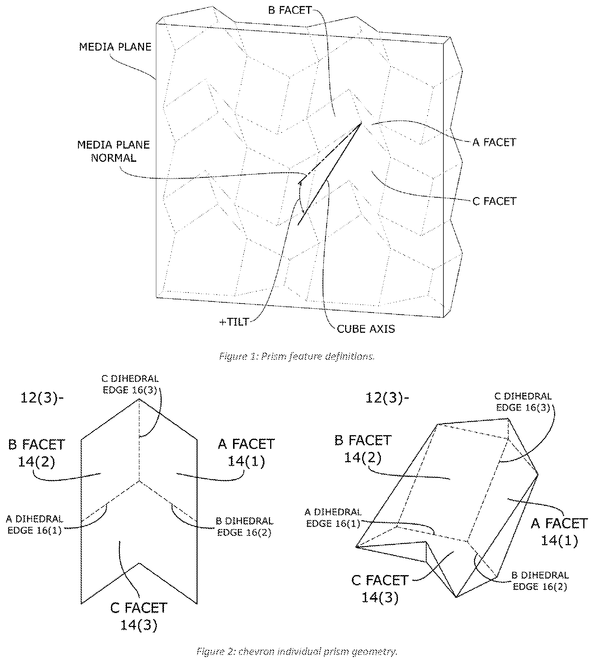 Patent US12339472 — Concave polygonal aperture cornercube prisms and methods thereof — Figure 1