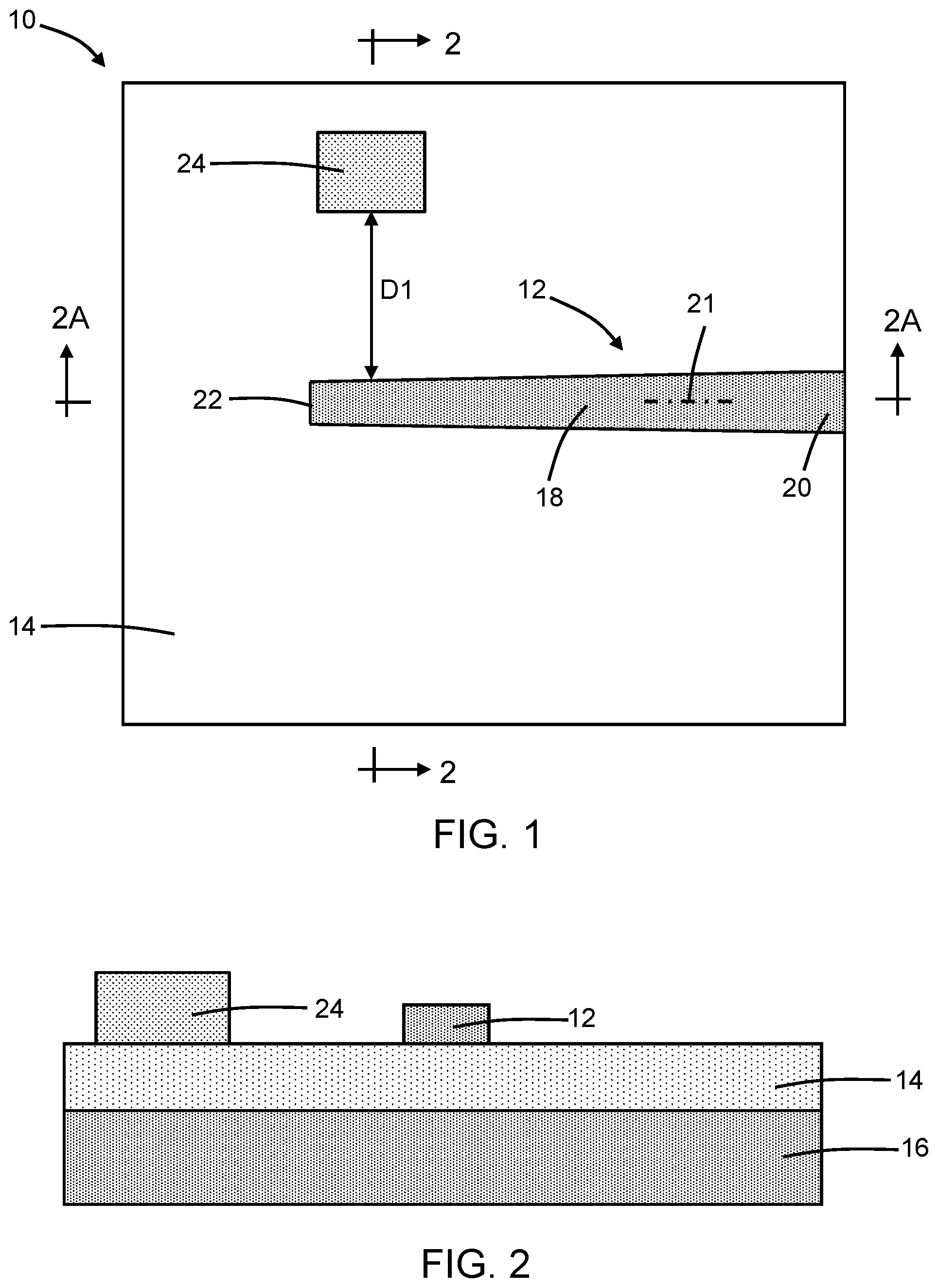 Patent US12339494 Figure 1 – Edge couplers with a fine-alignment mechanism
