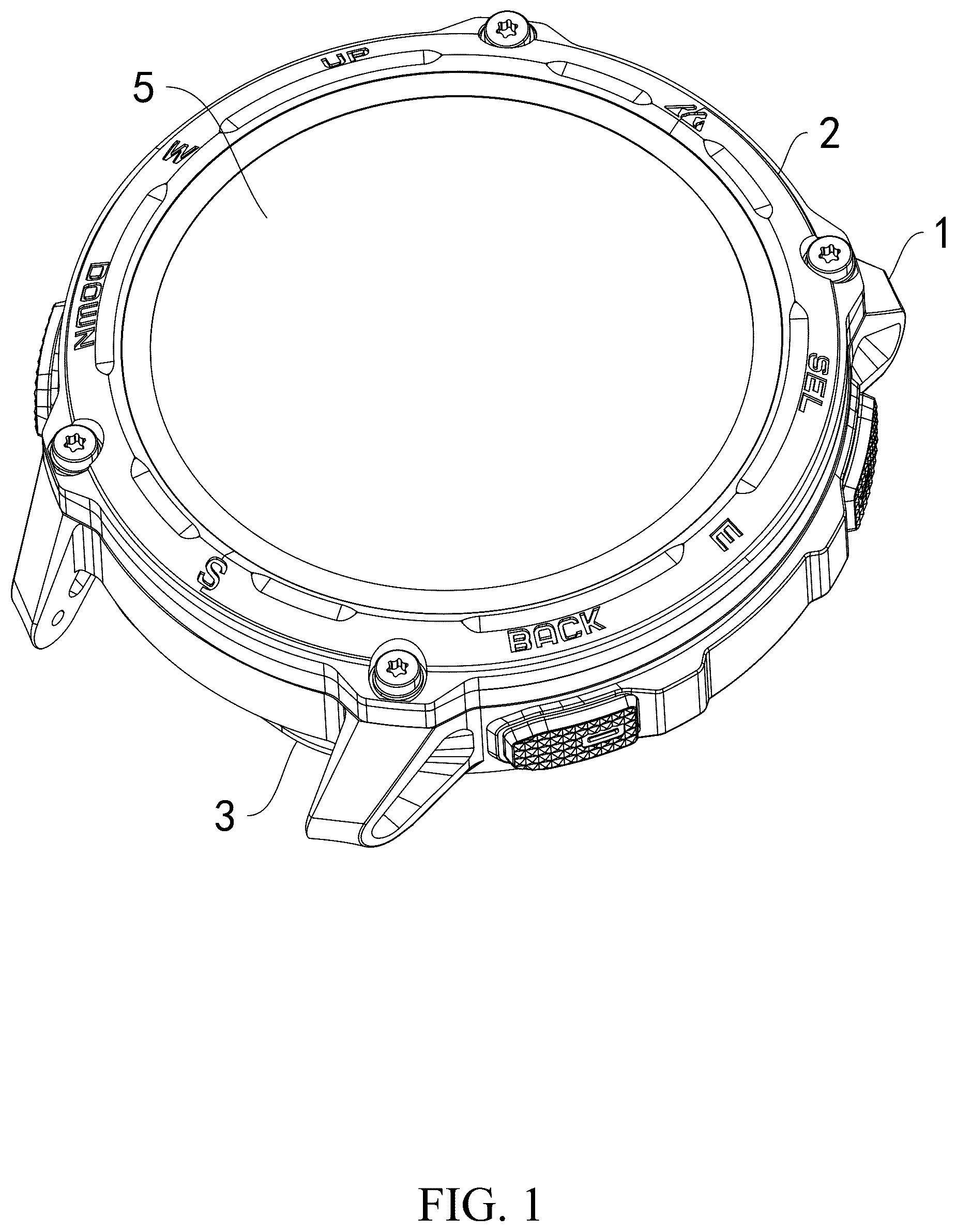 Patent US12339629 — Antenna watch — Figure 1