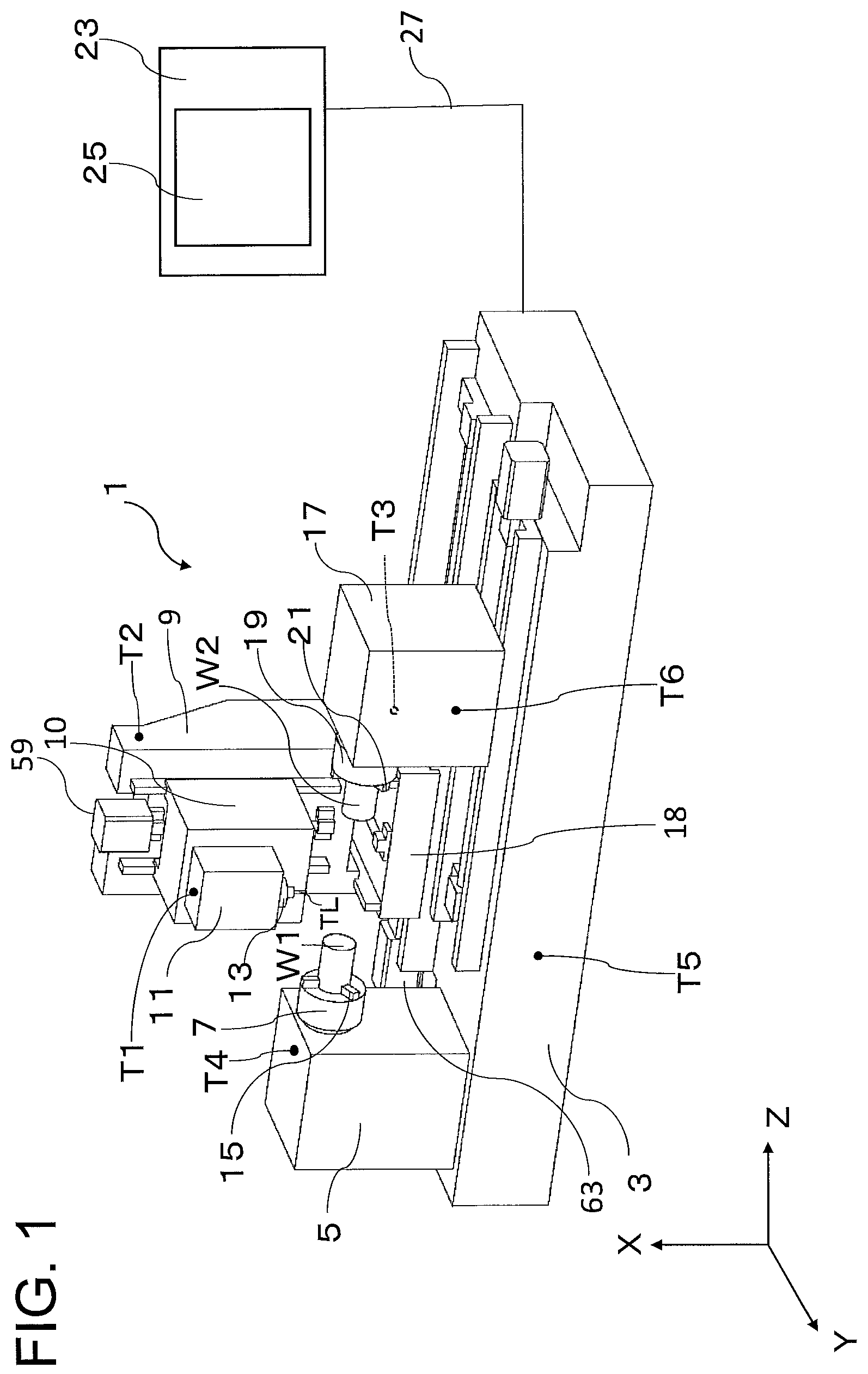Patent US12339639 Figure 1 – Controller, machine tool, calculation method, and non-transitory computer readable storage medium