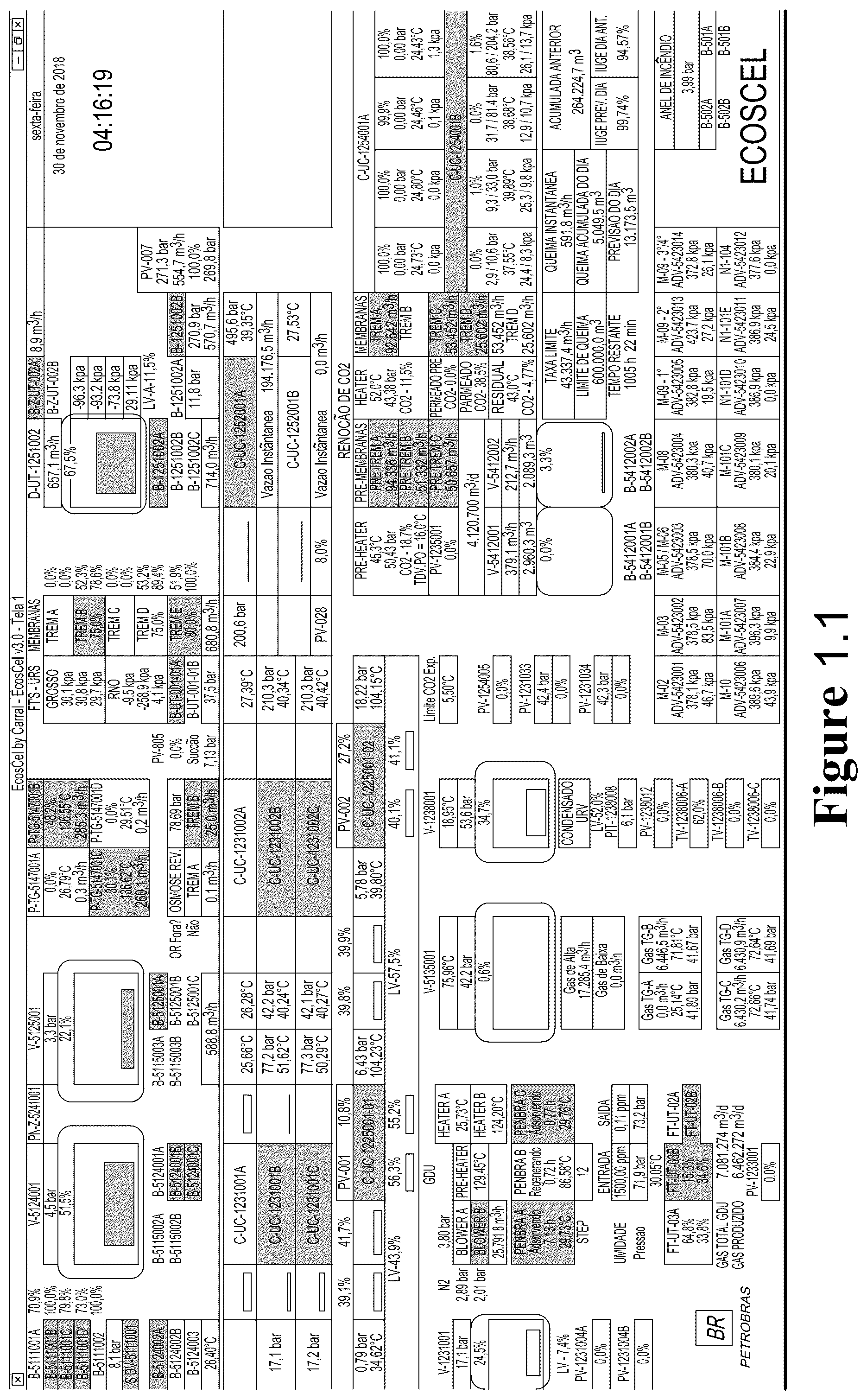 Patent US12339640 — Supervisory system for monitoring variables of a process plant — Figure 1