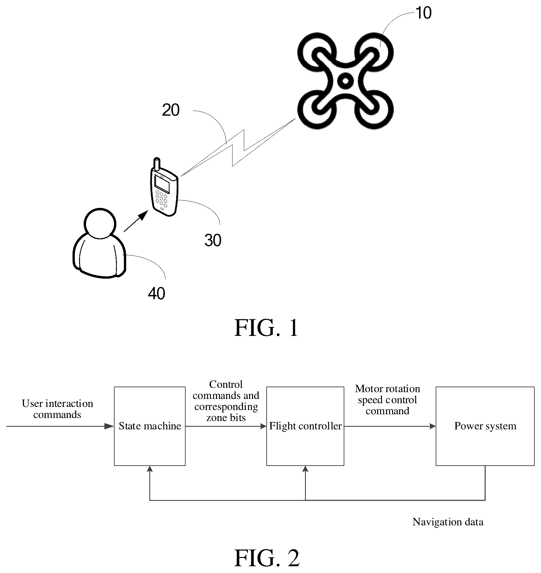 Patent US12339672 — Method for protection unmanned aerial vehicle and unmanned aerial vehicle — Figure 1