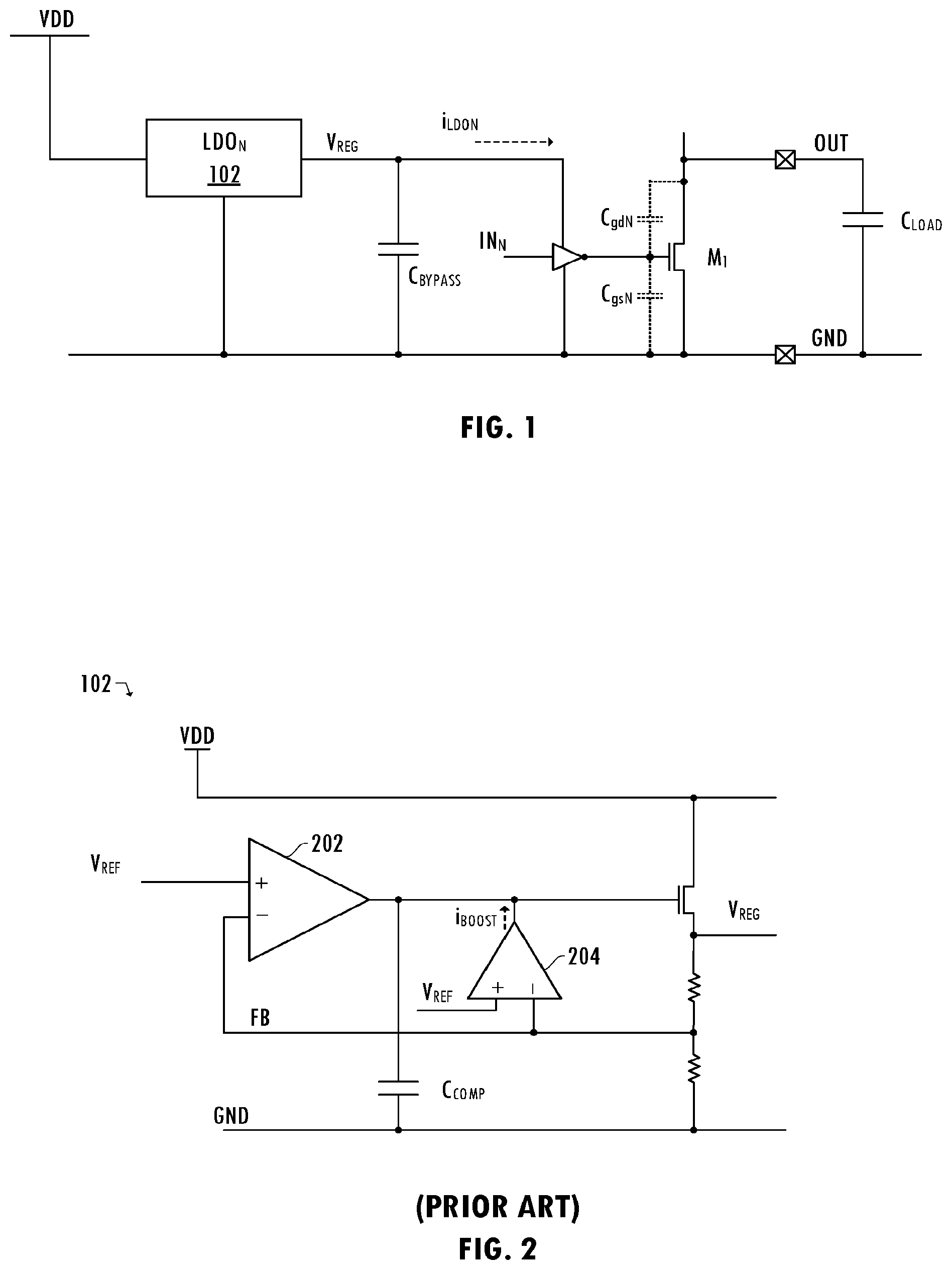 Patent US12339690 — High-speed low-impedance boosting low-dropout regulator — Figure 1