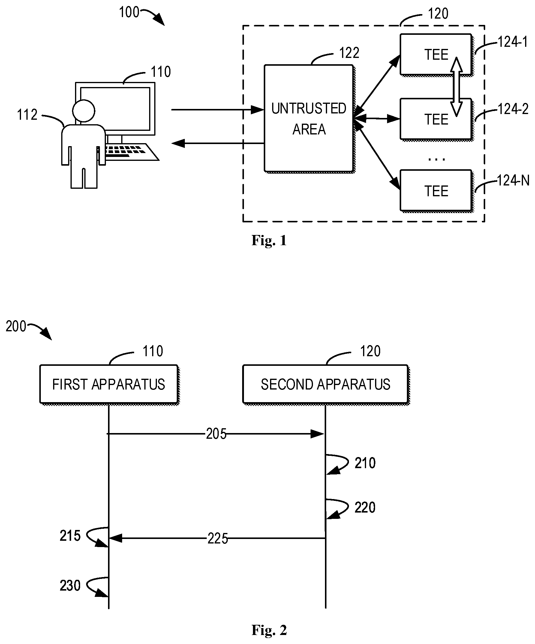 Patent US12339943 — Verifiability for execution in trusted execution environment — Figure 1