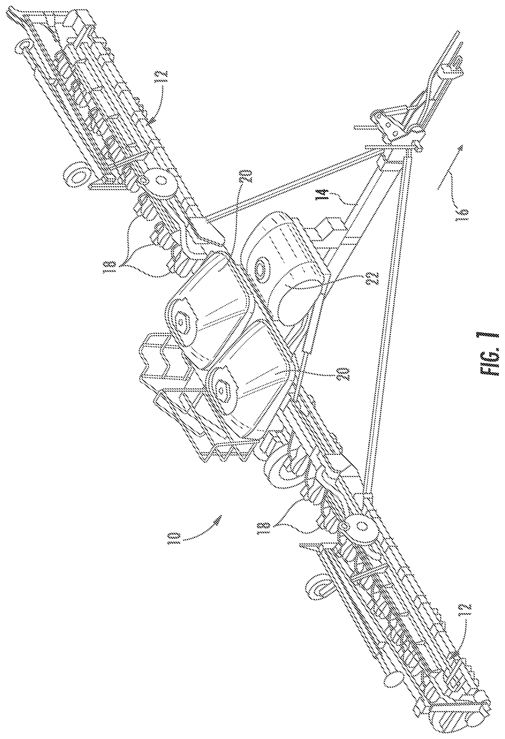 Patent US12342739 Figure 1 – System and method for controlling the operation of a row cleaning device of a seed-planting implement
