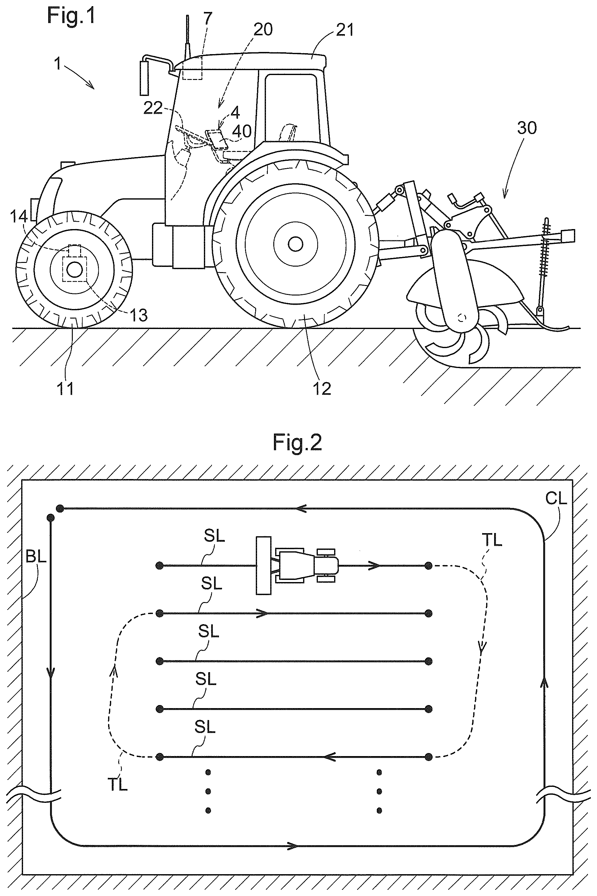 Patent US12342742 — Automatic travel system and automatic travel method — Figure 1