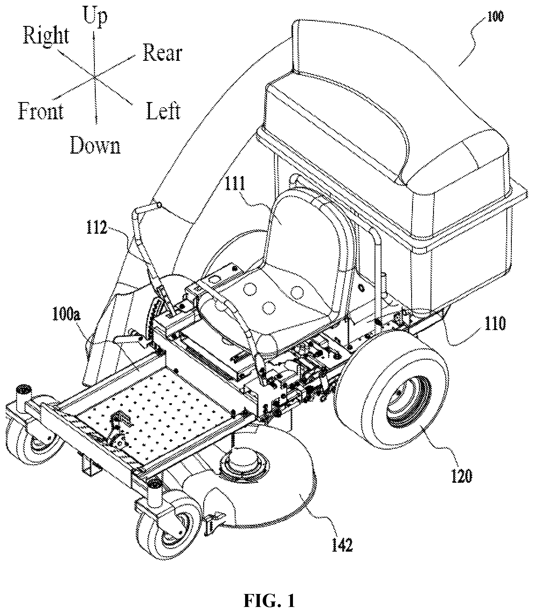 Patent US12342761 Figure 1 – Outdoor moving device